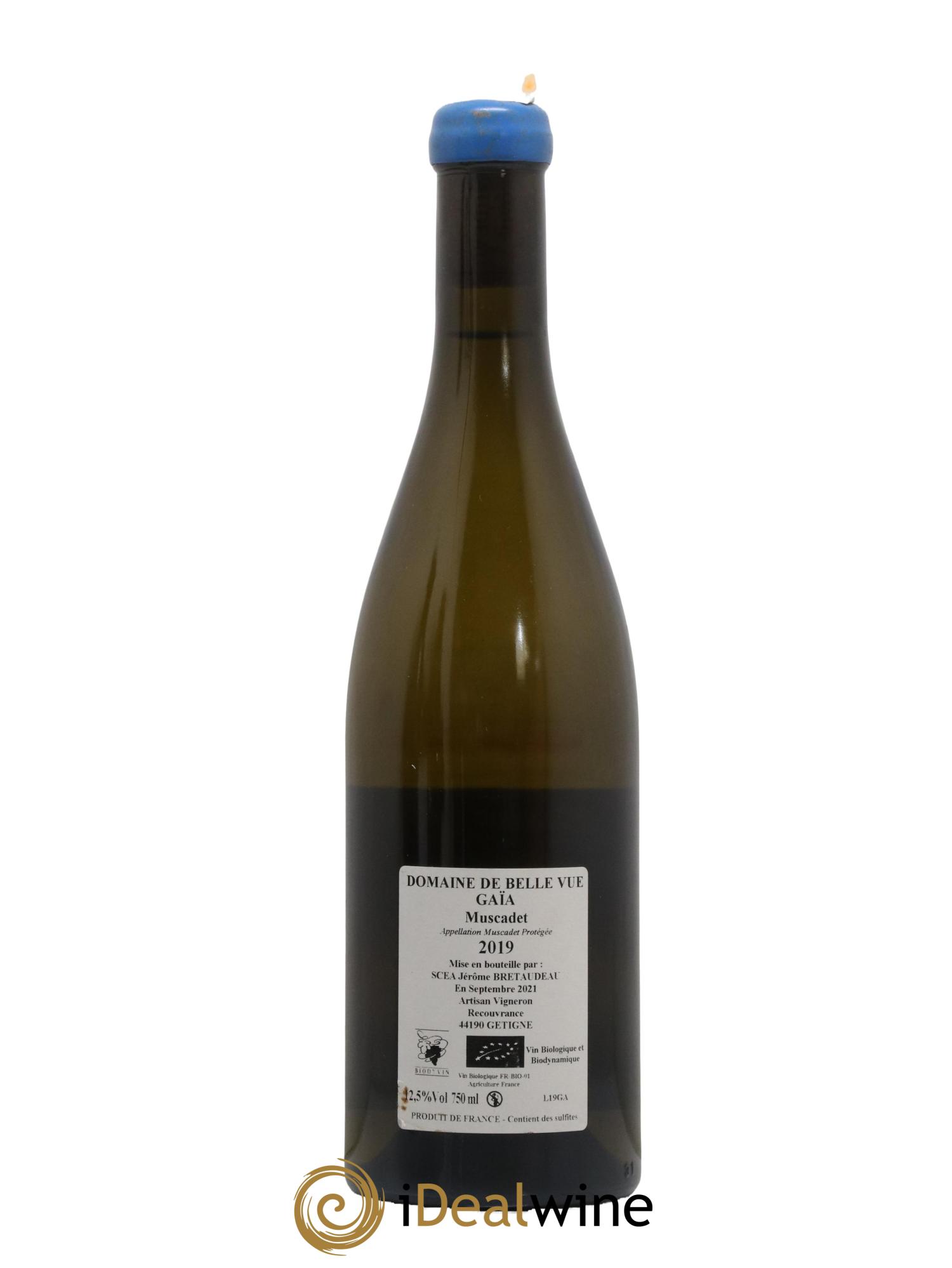 Muscadet-Sèvre-et-Maine Gaia Jérôme Bretaudeau - Domaine de Bellevue 2019 - Lot de 1 bouteille - 1
