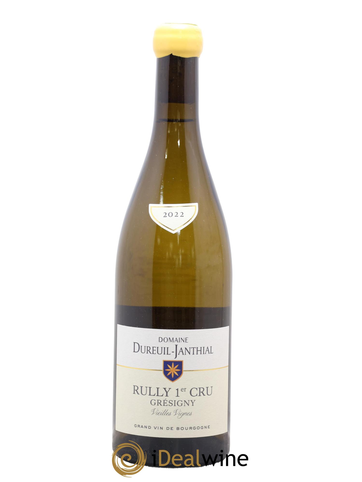 Rully 1er Cru Grésigny Vieilles Vignes Vincent Dureuil-Janthial 2022 - Lot of 1 bottle - 0