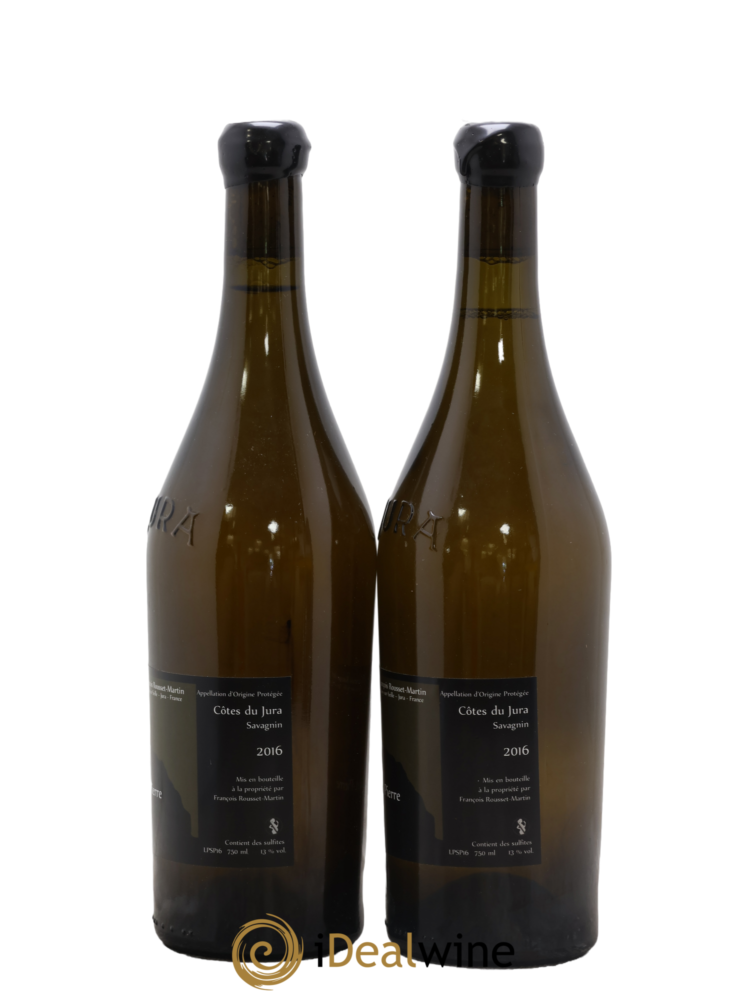 Côtes du Jura Savagnin Puits Saint-Pierre François Rousset Martin 2016 - Lot de 2 bouteilles - 1