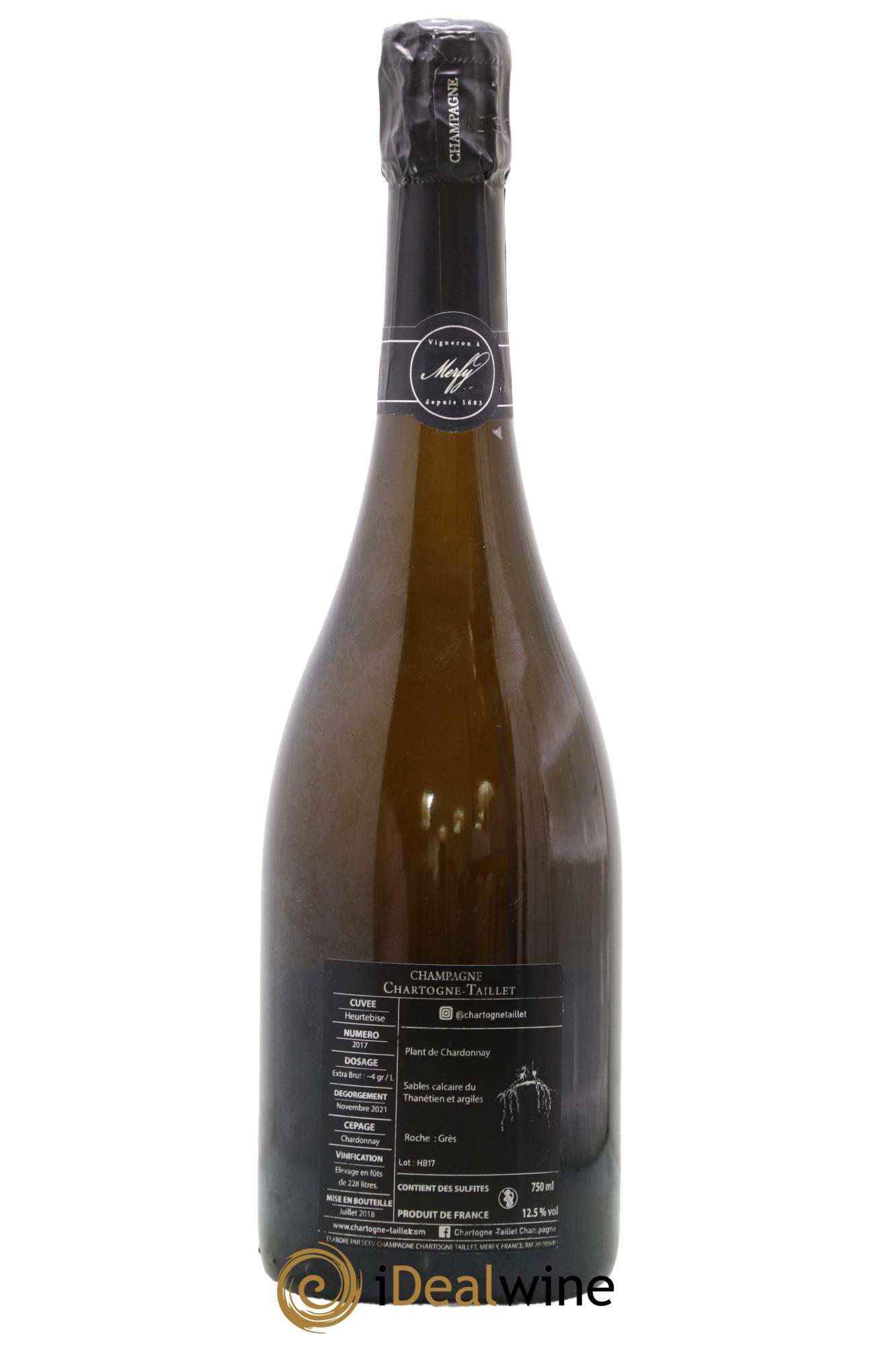 Heurtebise Blanc de Blancs Brut Chartogne-Taillet 2017 - Lot de 1 bouteille - 1