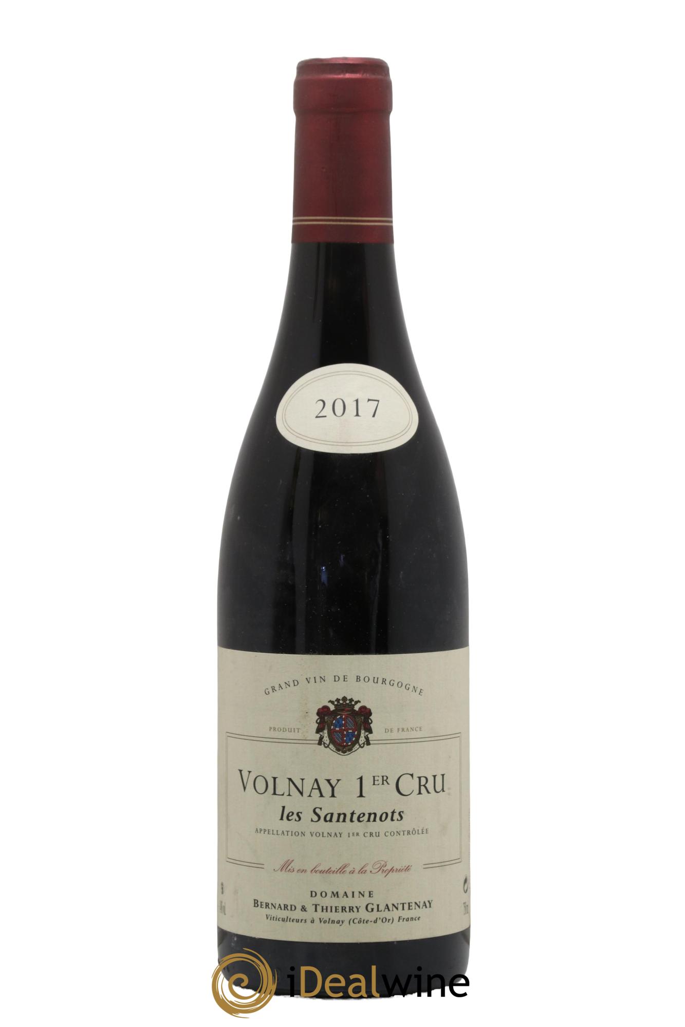 Volnay 1er Cru Les Santenots Bernard et Thierry Glantenay (Domaine) 2017 - Lot de 1 bouteille - 0