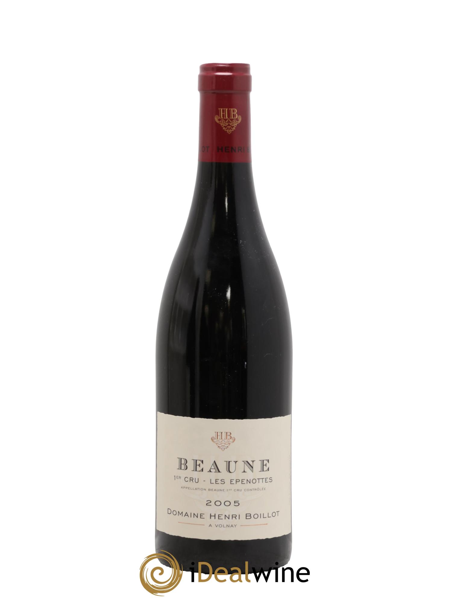 Beaune 1er Cru Les Epenottes Henri Boillot 2005 - Lot de 1 bouteille - 0