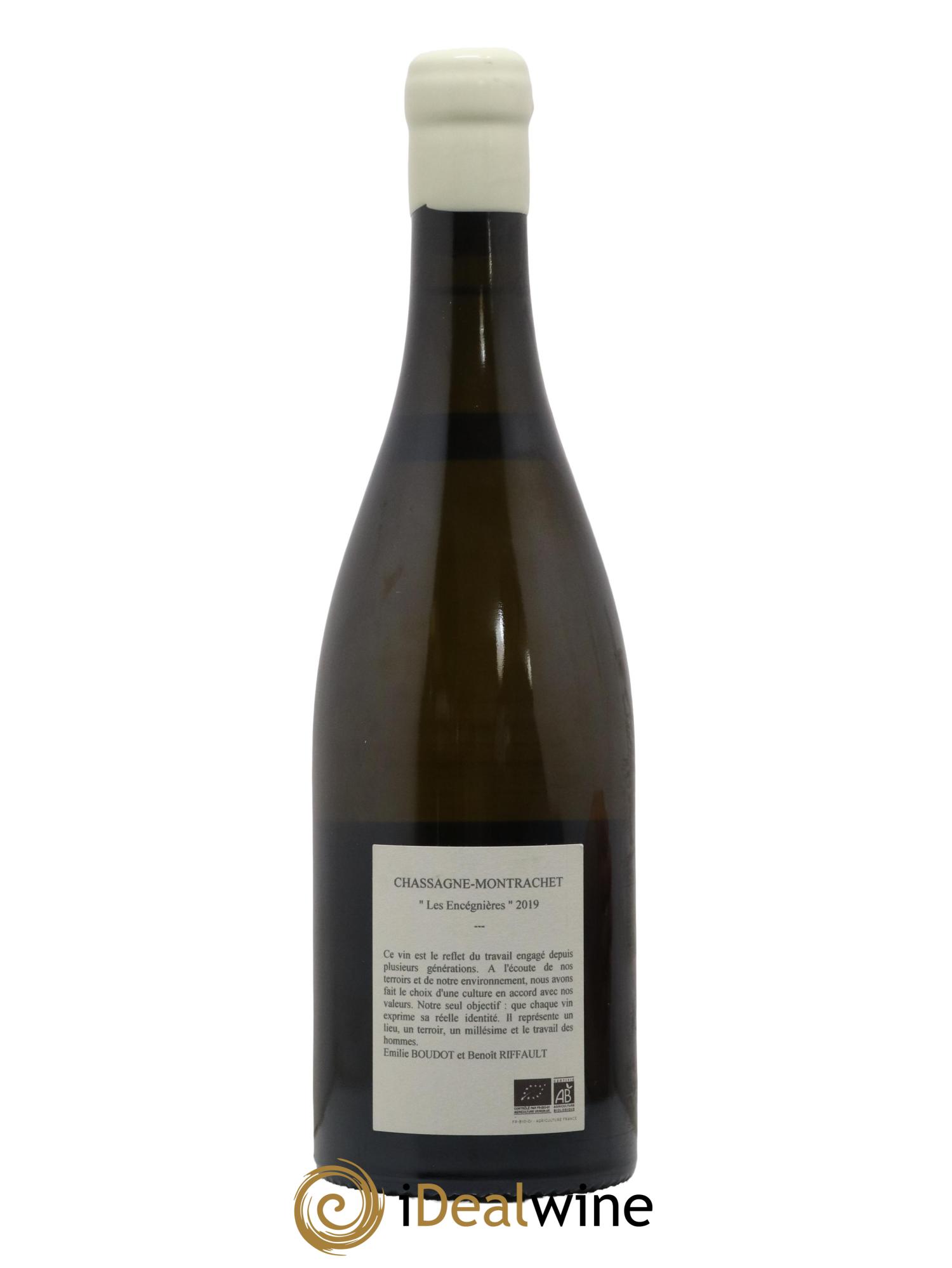 Chassagne-Montrachet Les Encégnières Etienne Sauzet 2019 - Lot de 1 bouteille - 1