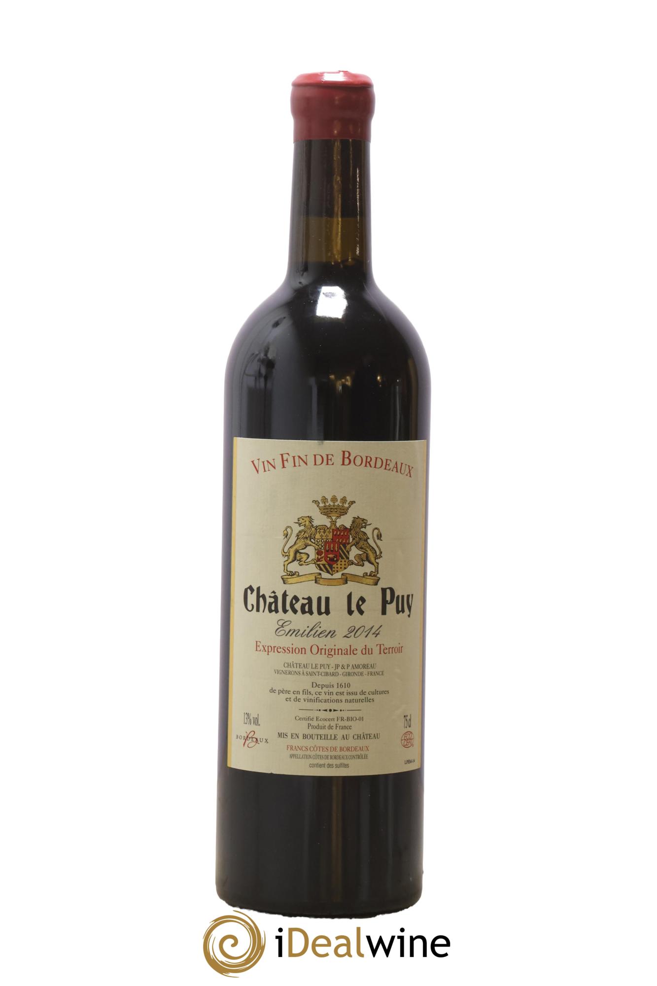 Le Puy - Cuvée Emilien 2014 - Lot de 1 bouteille - 0