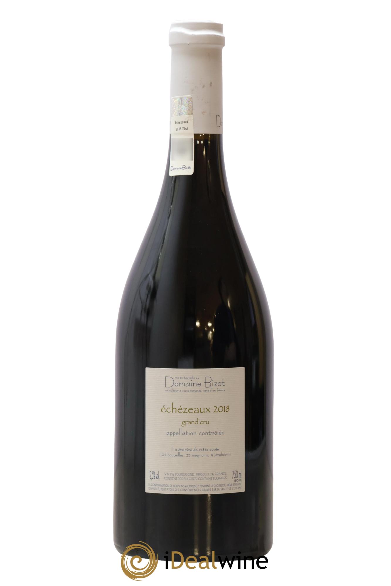 Echezeaux Grand Cru Bizot (Domaine) 2018 - Lot of 1 bottle - 1