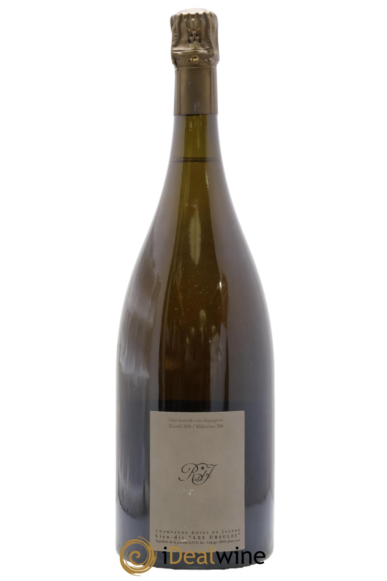 Roses de Jeanne Les Ursules Blanc de Noirs Brut Cédric Bouchard 2006 - Lot of 1 magnum - 1