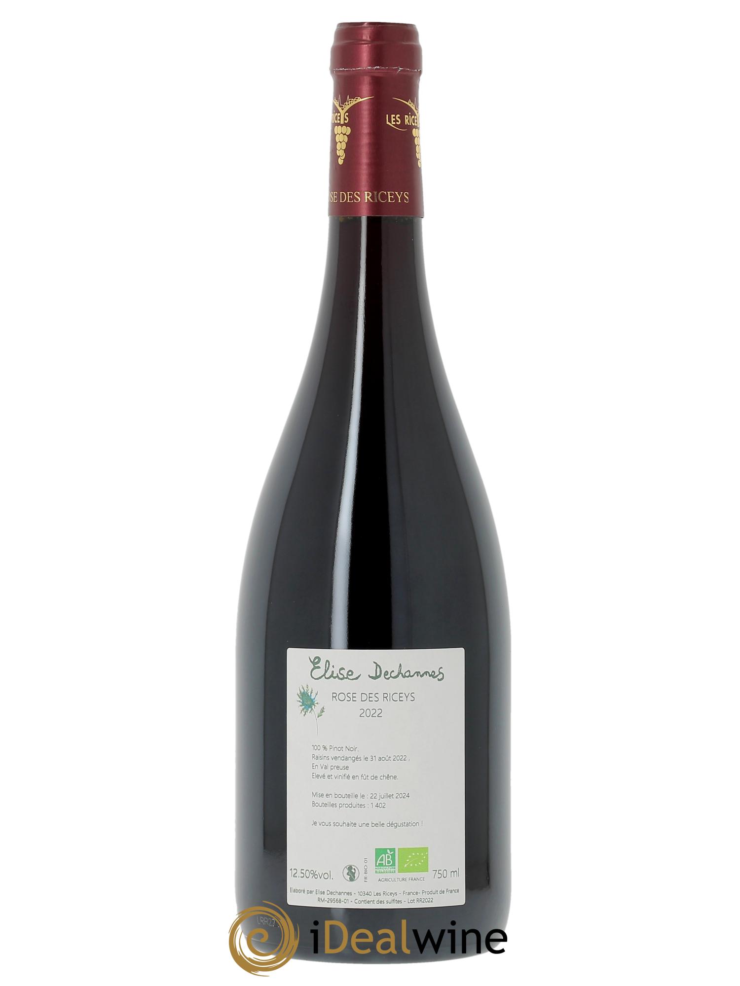 Rosé des Riceys Elise Dechannes (Domaine)  - Lot of 1 bottle - 1