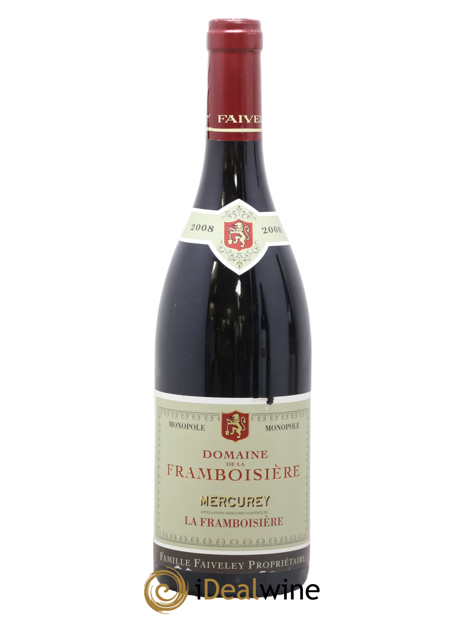 Mercurey Domaine de la Framboisière Faiveley 2008 - Lot de 1 bouteille - 0
