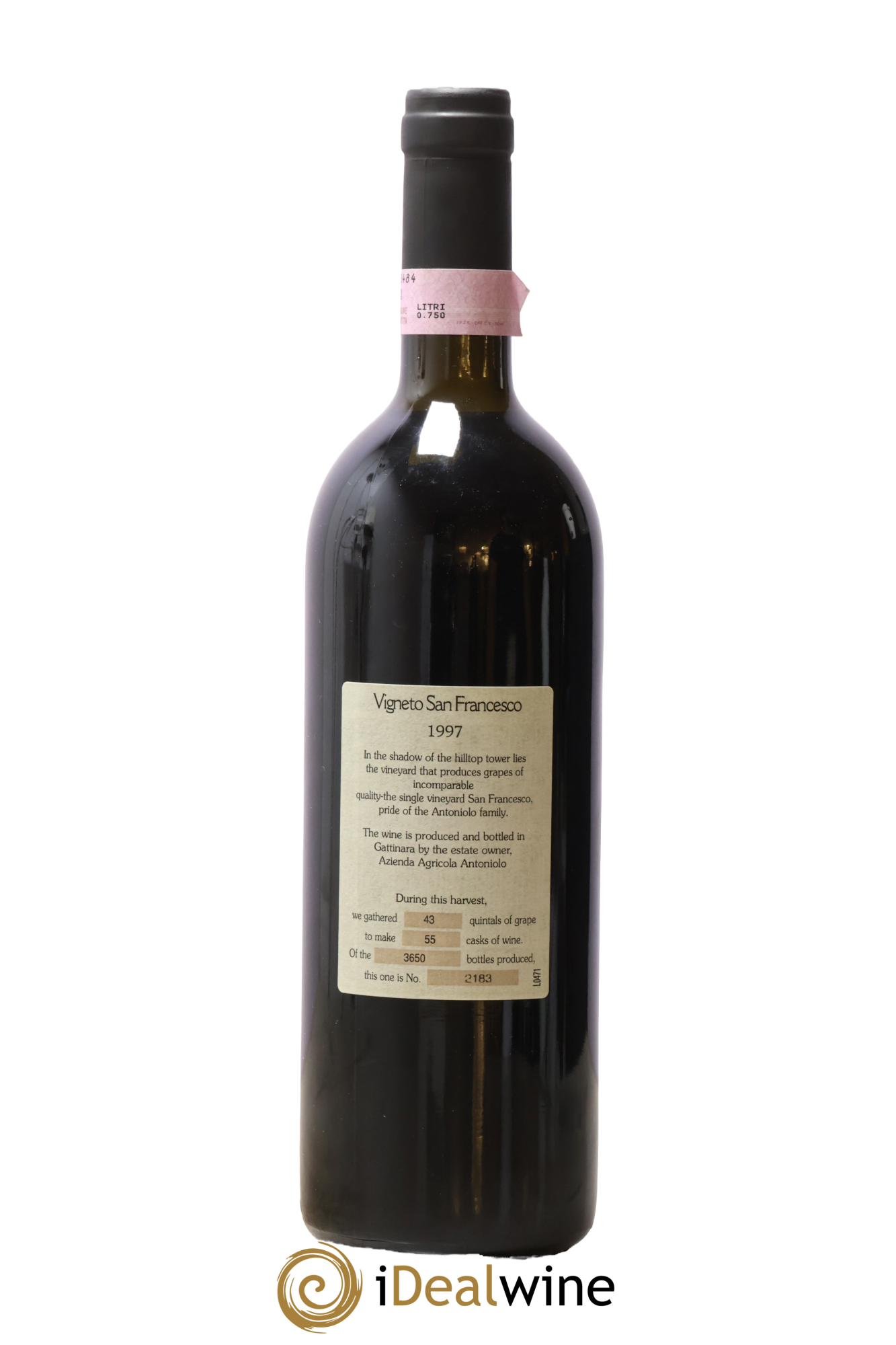 Gattinara DOCG Osso San Grato Azienda Agricola Antoniolo 1997 - Lot de 1 bouteille - 1