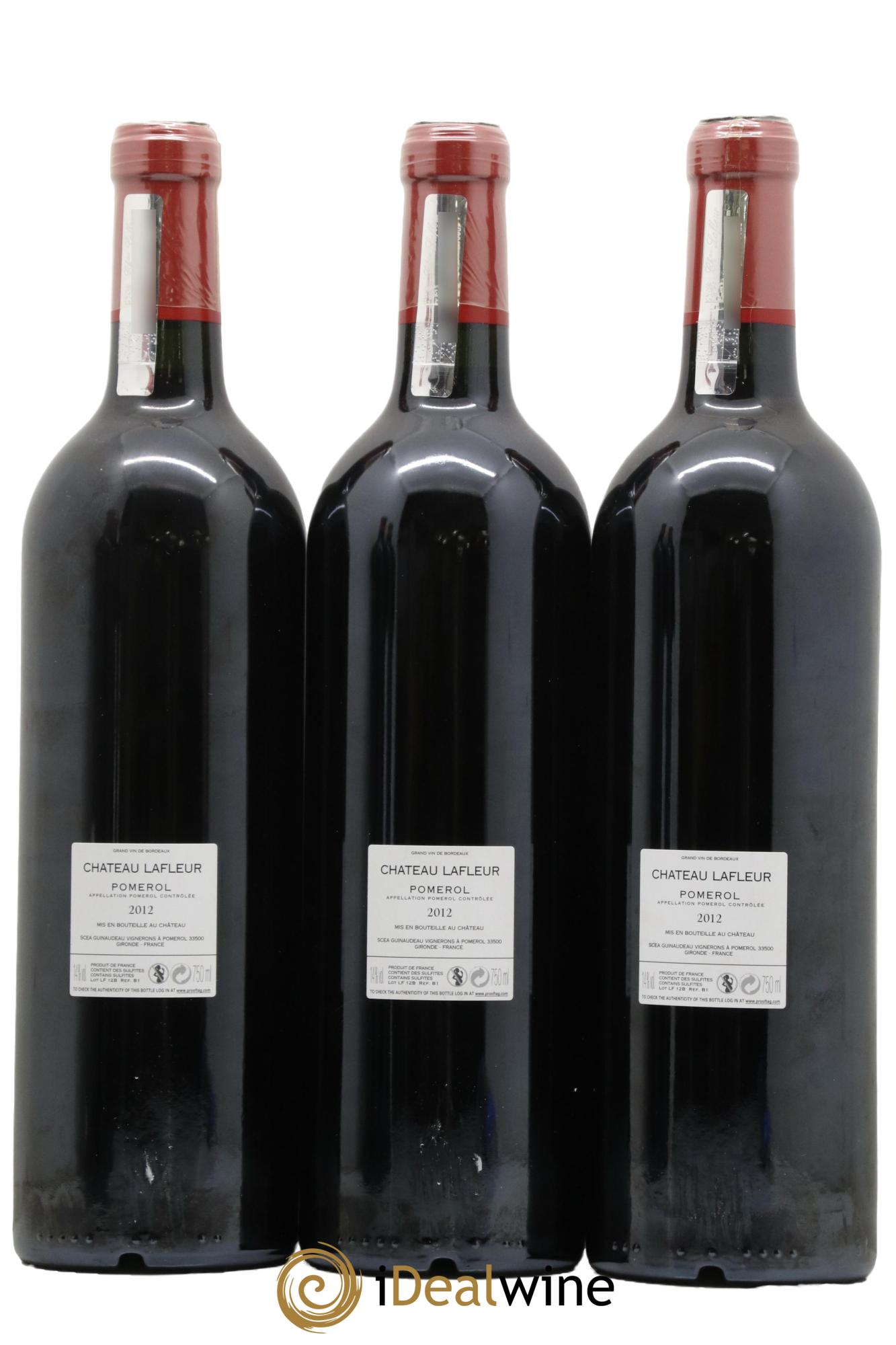 Château Lafleur 2012 - Lotto di 3 bottiglie - 1