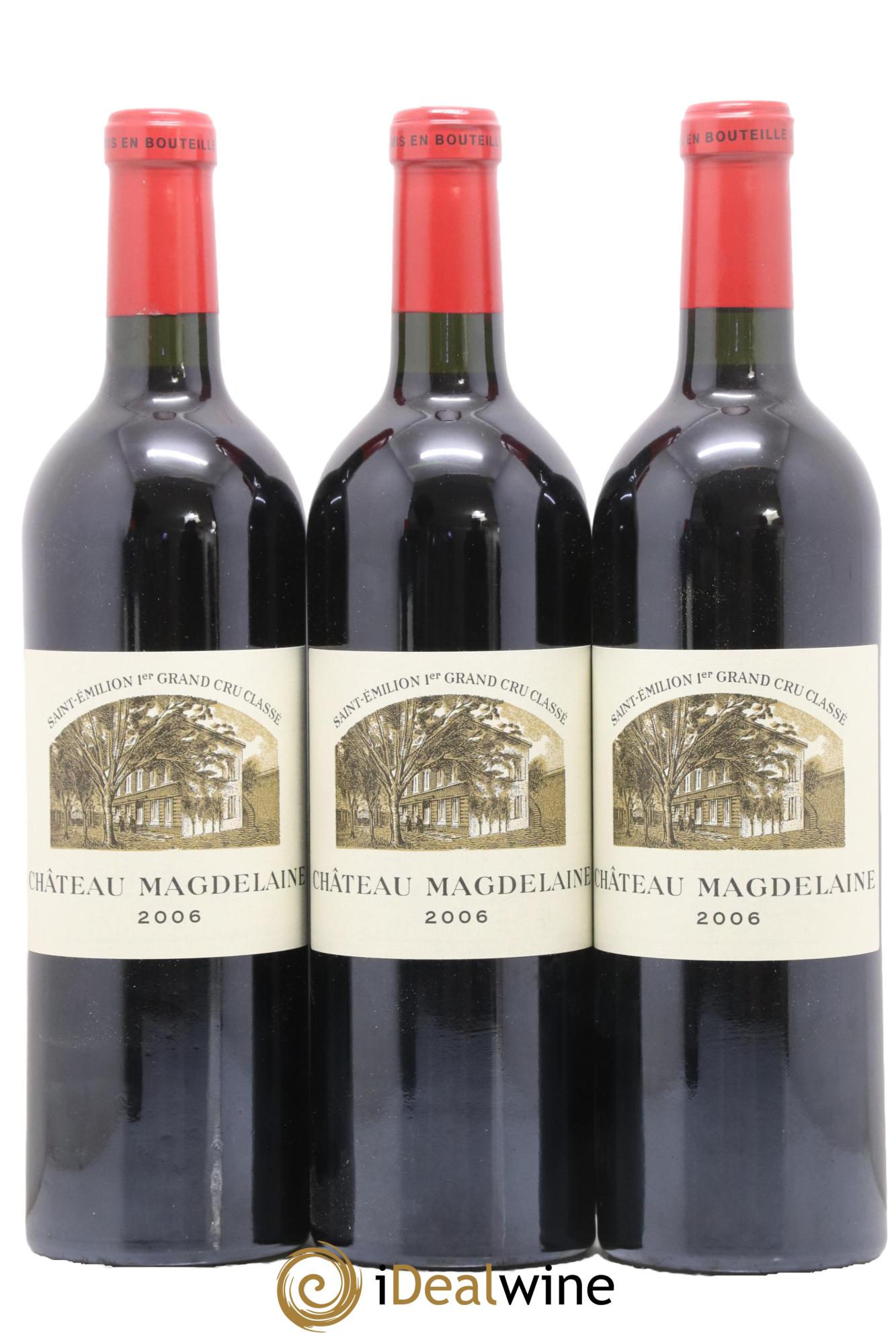 Château Magdelaine 2006 - Lot de 3 bouteilles - 0