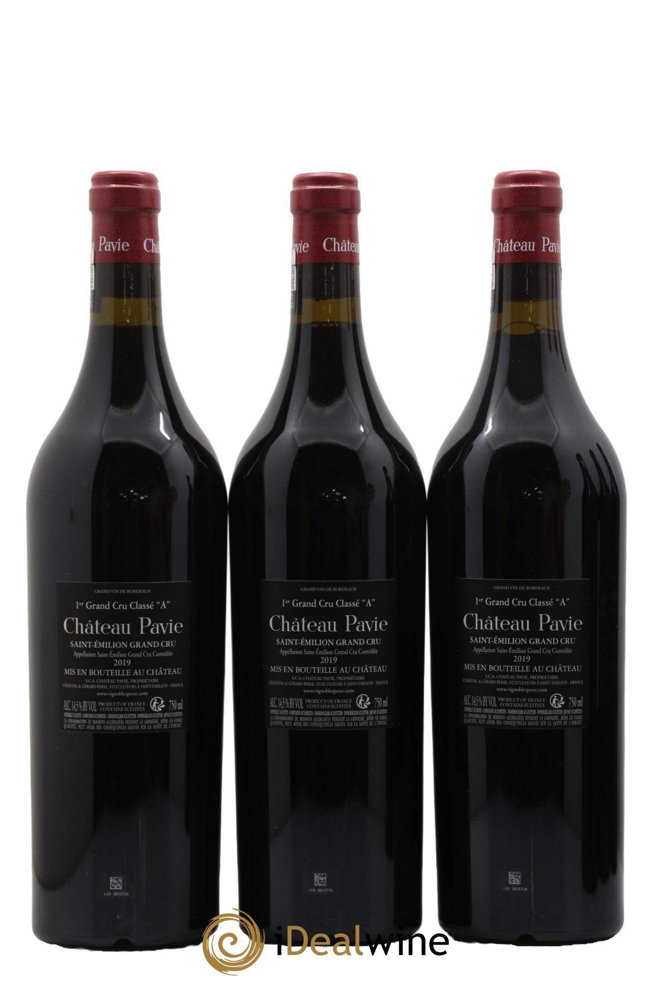 Château Pavie 1er Grand Cru Classé A  2019 - Lot de 6 bouteilles - 4