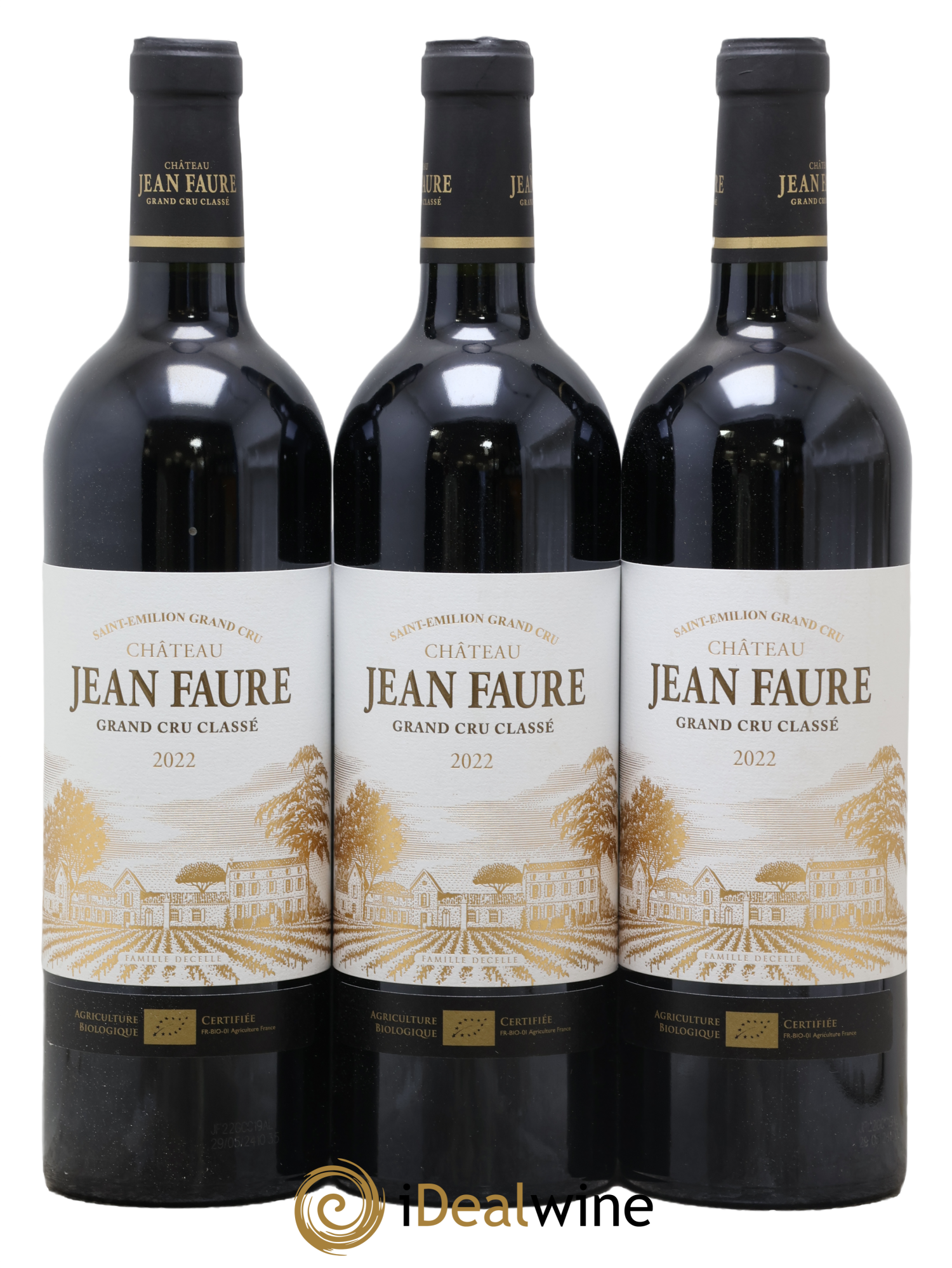 Château Jean Faure Grand Cru Classé 2022 - Posten von 3 Flaschen - 0