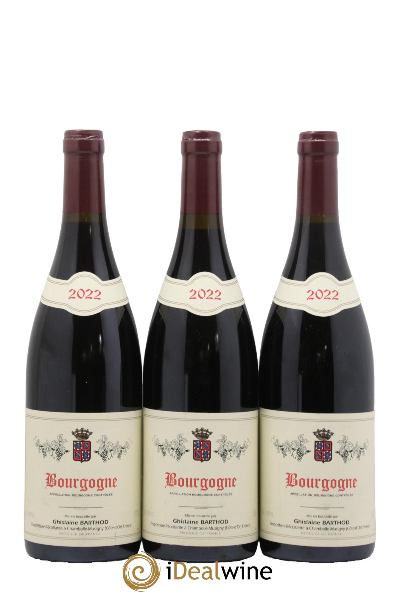 Bourgogne Ghislaine Barthod 2022 - Lot of 3 bottles - 0