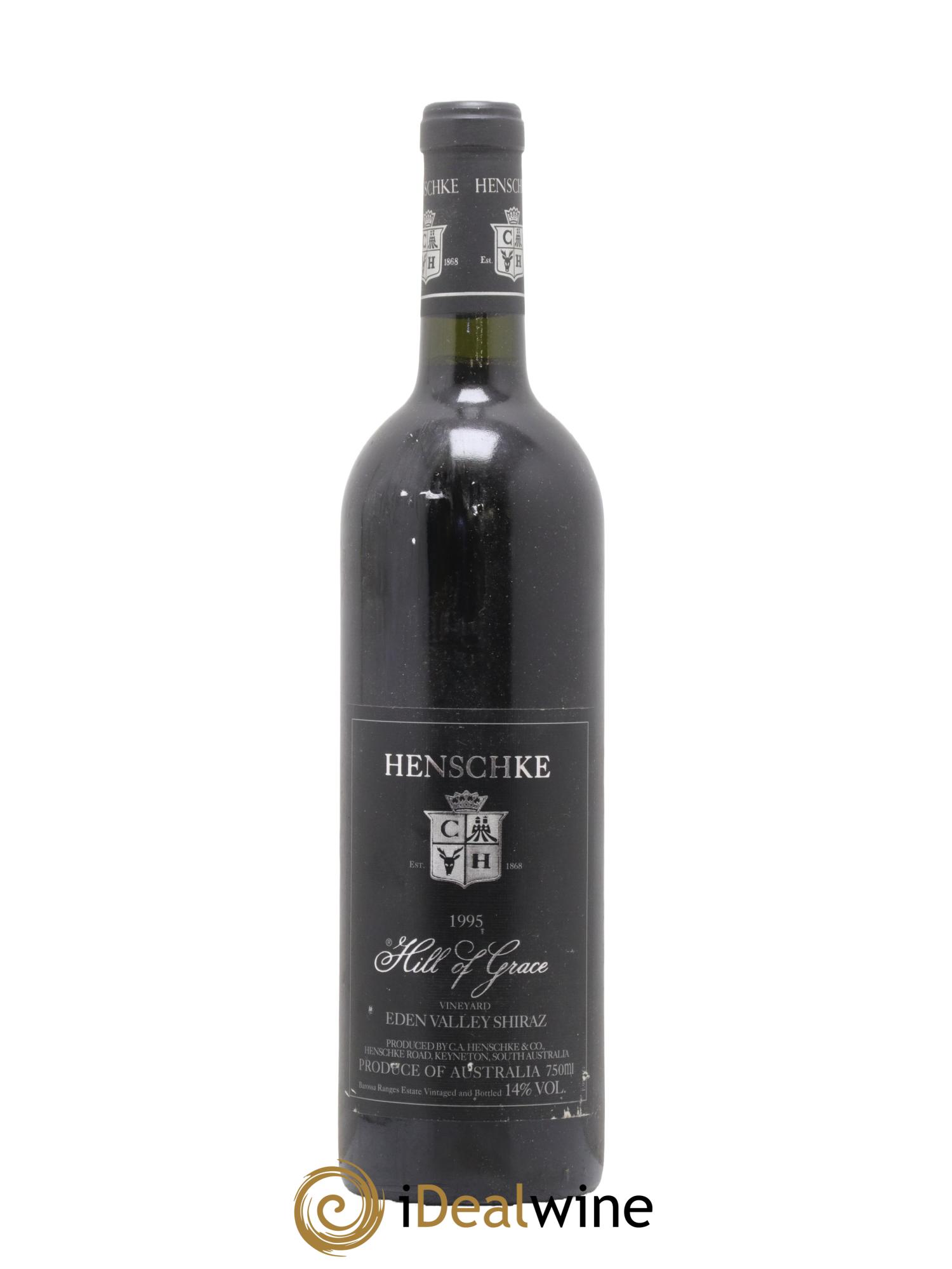 Eden Valley Hill of Grace Shiraz Henschke  1995 - Lot de 1 bouteille - 0