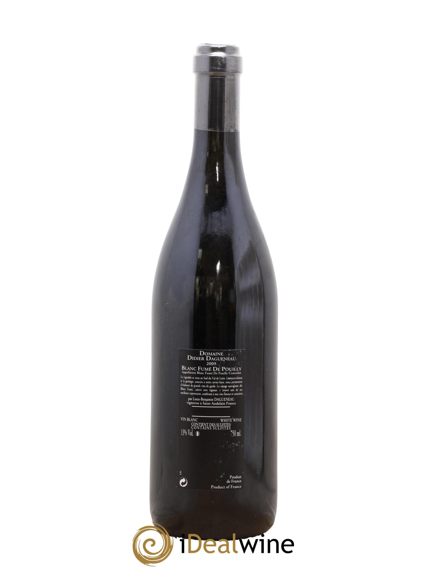 Vin de France (anciennement Pouilly-Fumé) Silex Dagueneau (Domaine Didier - Louis-Benjamin) 2009 - Lotto di 1 bottiglia - 1