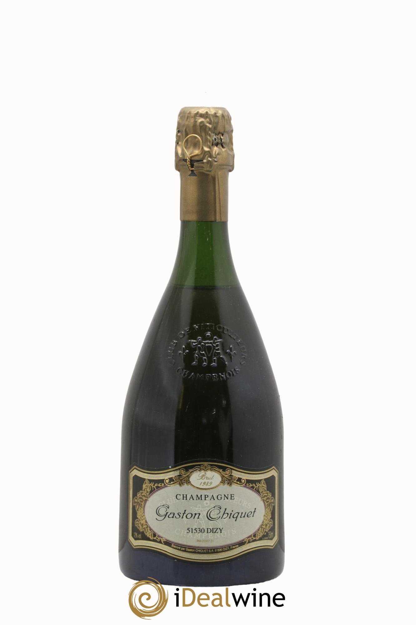 Champagne Club de Viticulteurs Brut Gaston Chiquet 1989 - Lotto di 1 bottiglia - 0