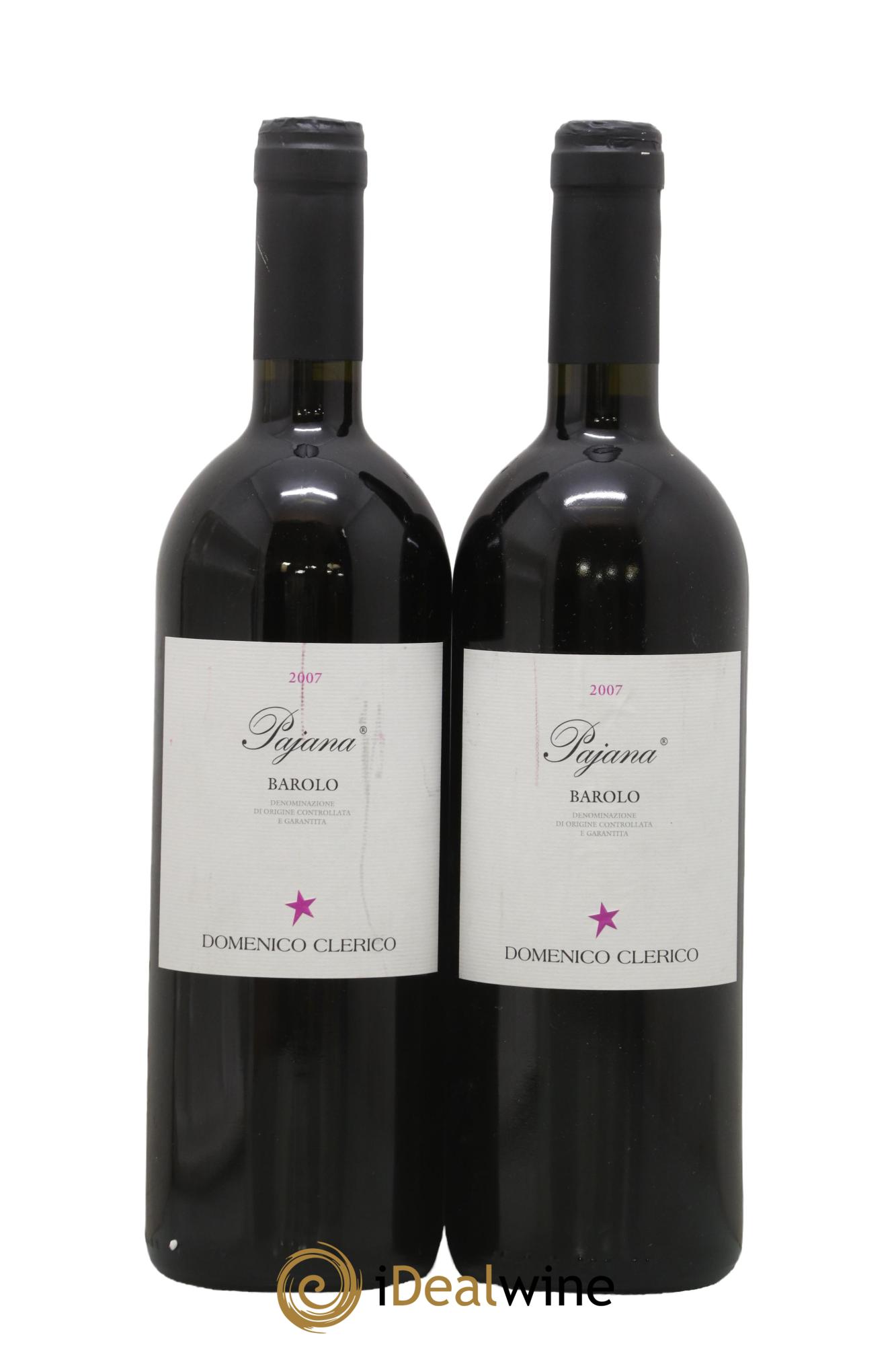 Barolo DOCG Pajana Domenico Clerico  2007 - Lot de 2 bouteilles - 0