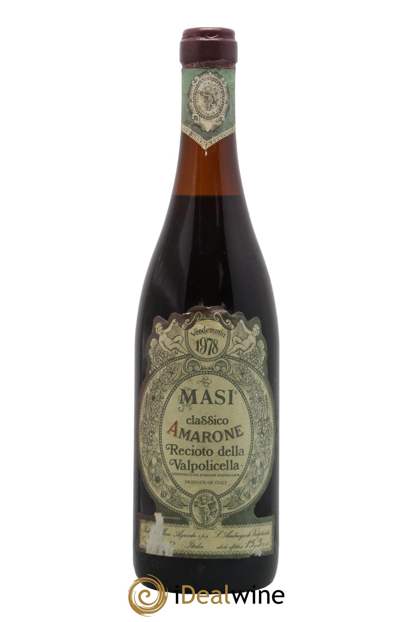 Amarone della Valpolicella DOC Recioto Classico Masi 1978 - Posten von 1 Flasche - 0