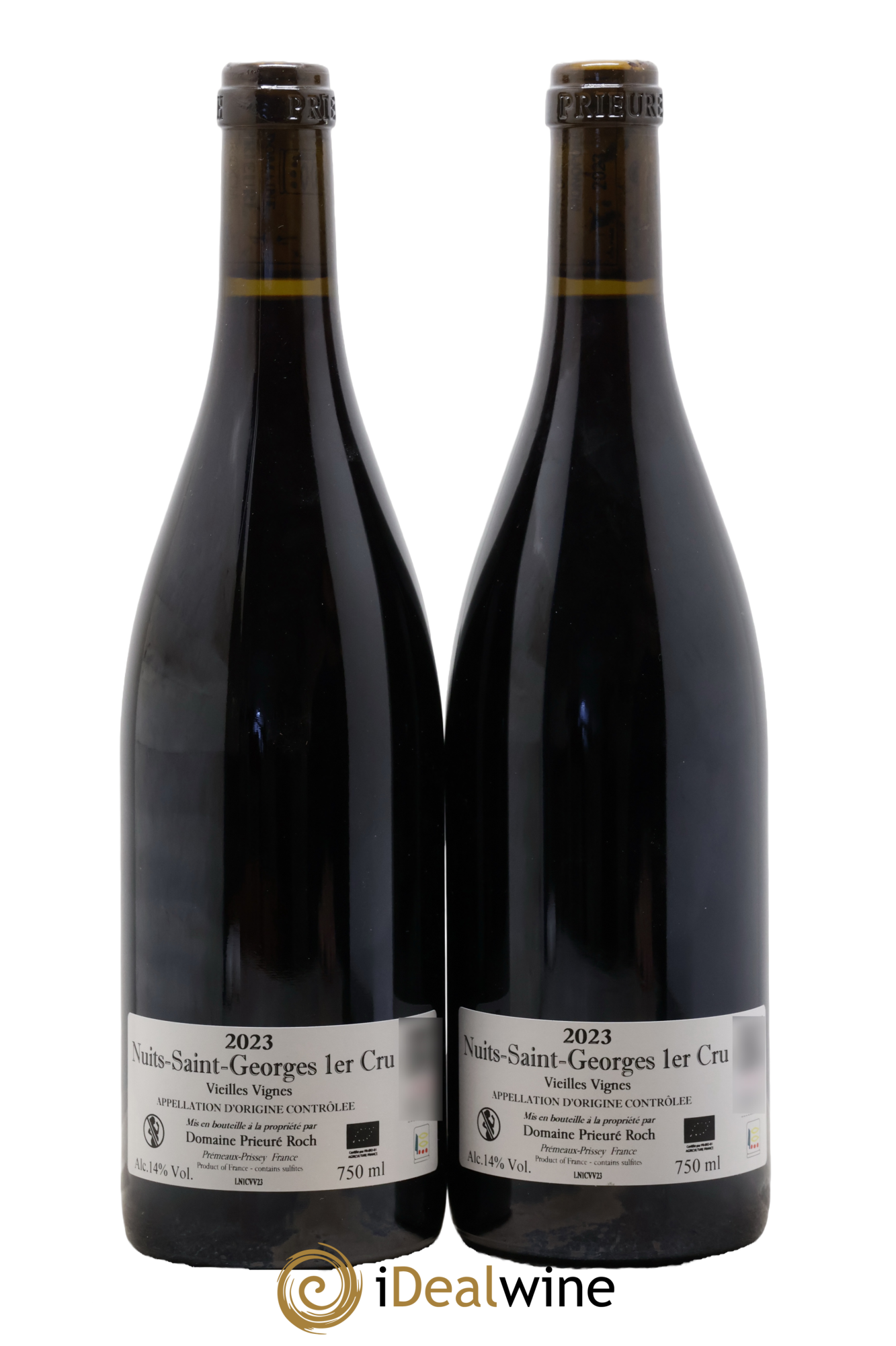 Nuits-Saint-Georges 1er Cru Vieilles Vignes Prieuré Roch 2023 - Lot de 2 bouteilles - 1