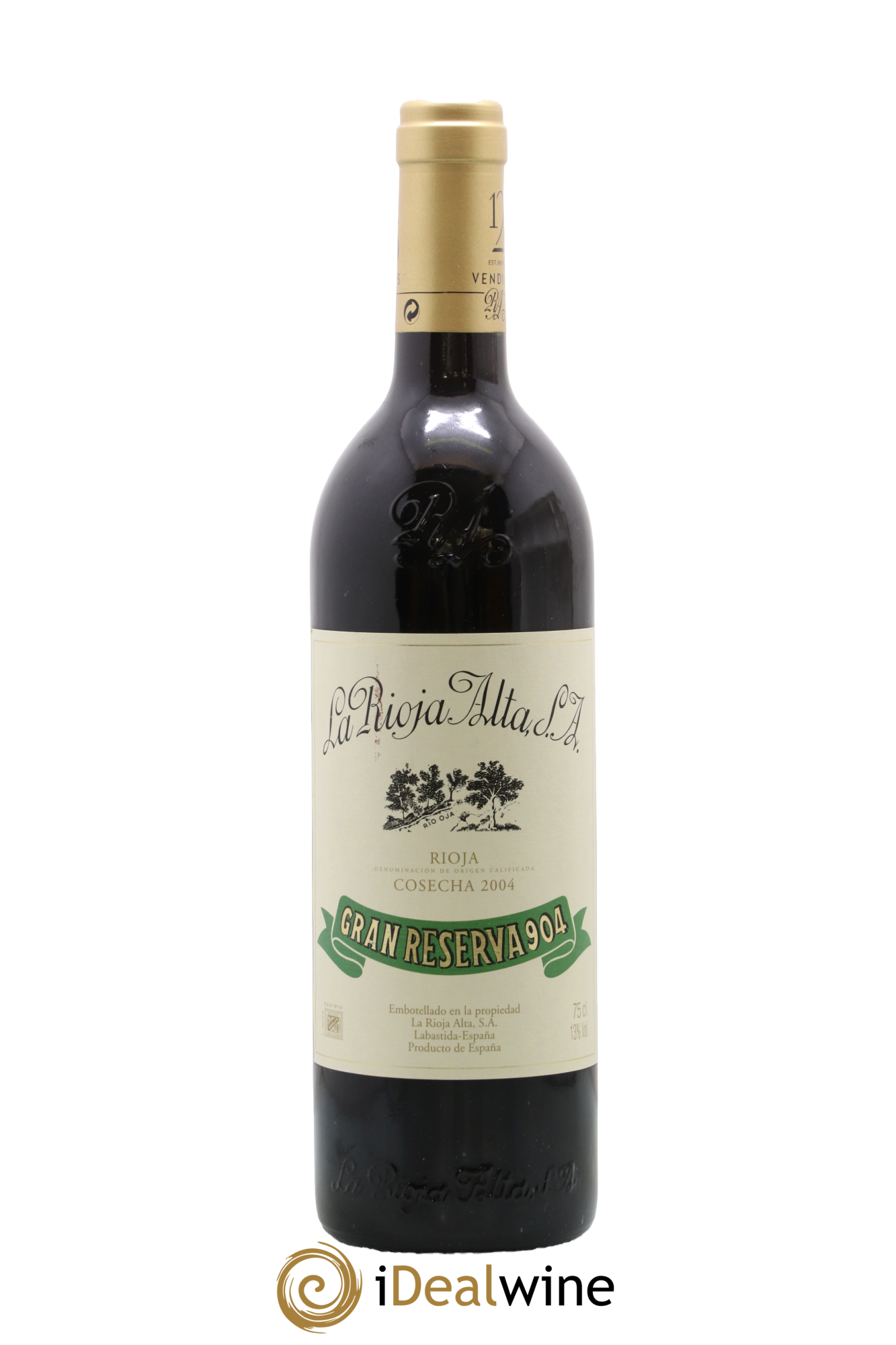 Rioja DOCa Gran Reserva 904 La Rioja Alta 2004 - Posten von 1 Flasche - 0