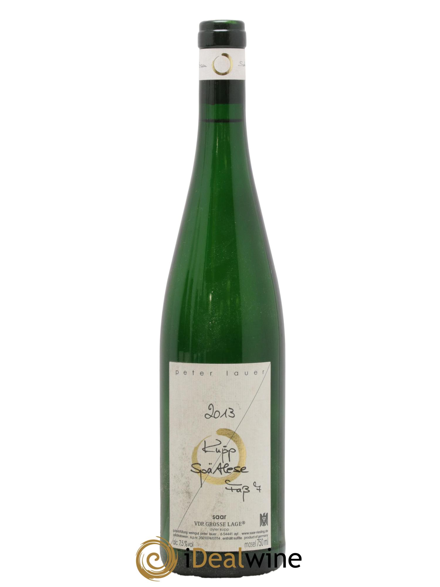 Allemagne Mosel-Saar Ayler Kupp Riesling Spätlese Fass 7 Peter Lauer 2013 - Lotto di 1 bottiglia - 0