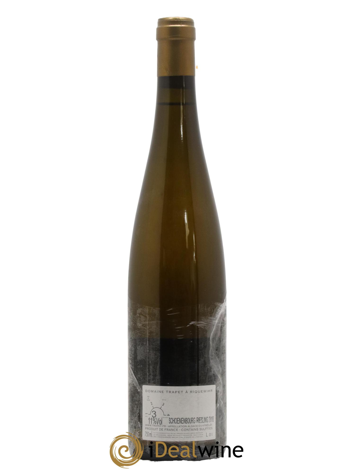 Alsace Riesling Grand Cru Schoenenbourg Domaine Trapet 2010 - Lot de 1 bouteille - 1