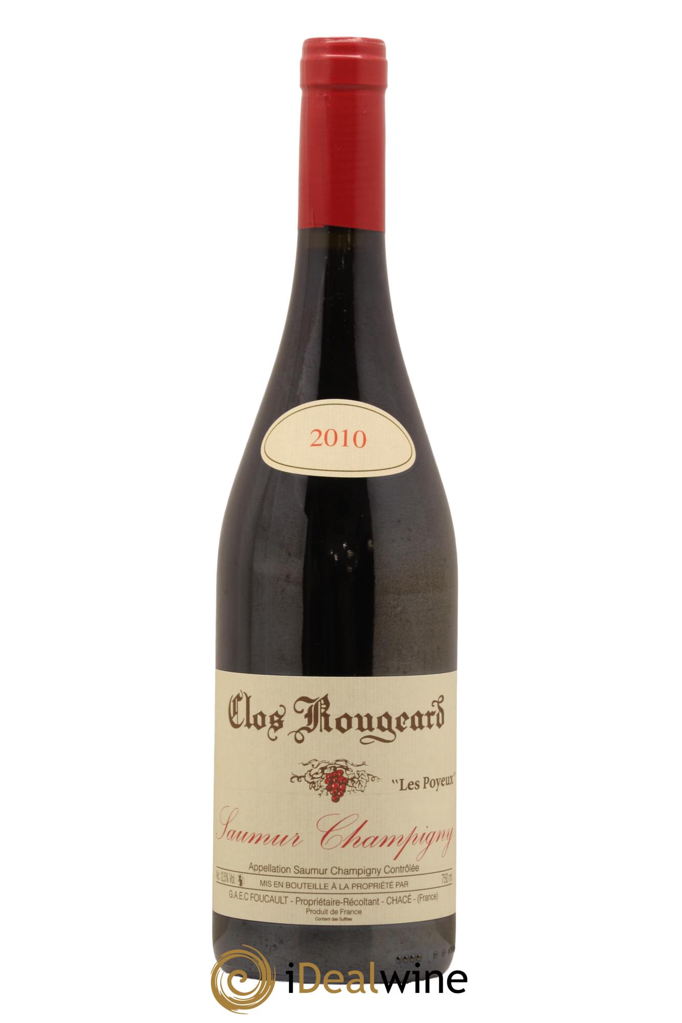 Saumur-Champigny Les Poyeux Clos Rougeard 2010 - Lot de 1 bouteille - 0