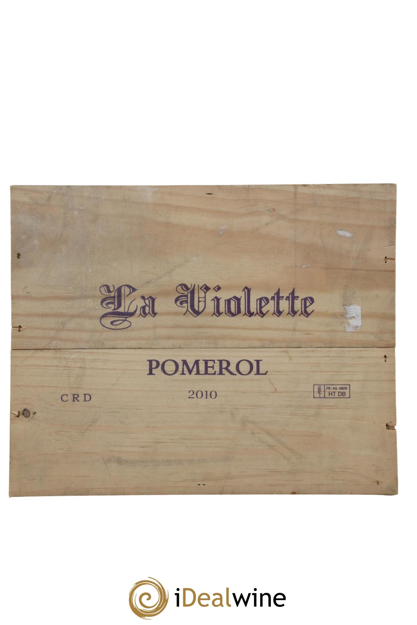 Château la Violette 2010 - Lot of 3 bottles - 3