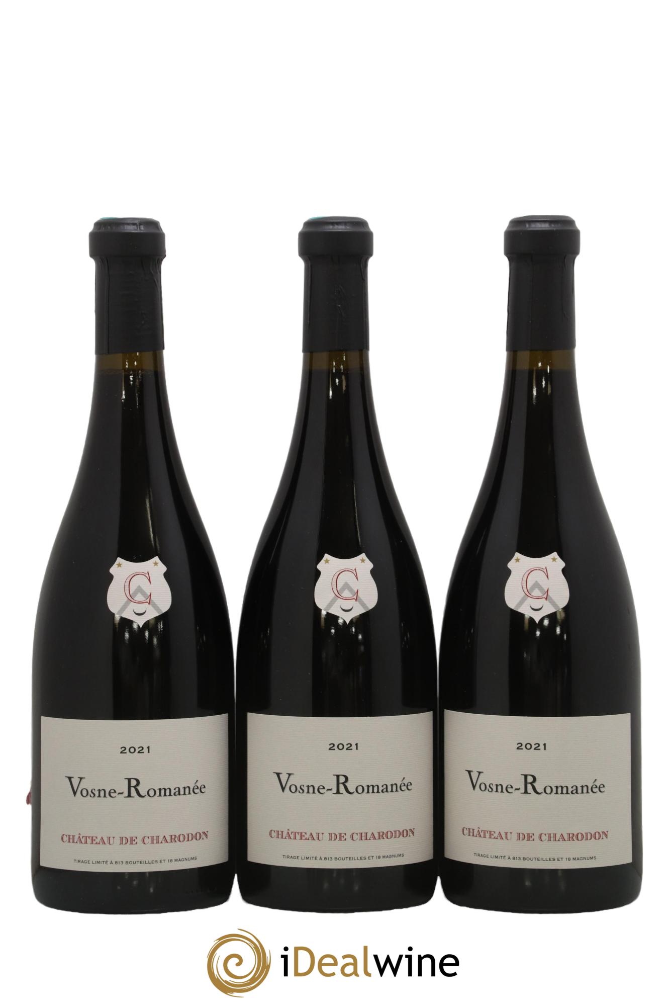 Vosne-Romanée Château de Charodon Château Charodon 2021 - Lot de 3 bouteilles - 0
