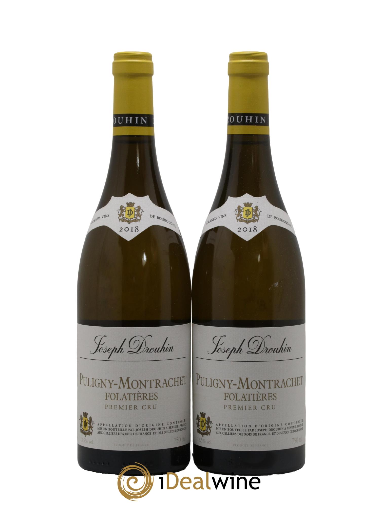 Puligny-Montrachet 1er Cru Folatières Joseph Drouhin 2018 - Lot de 2 bouteilles - 0
