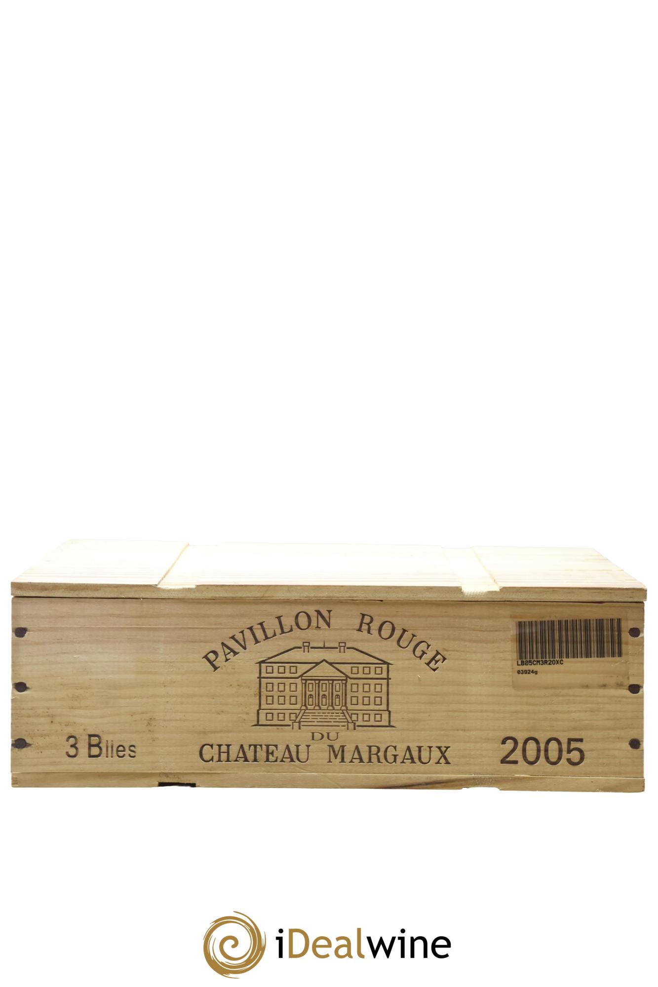 Pavillon Rouge du Château Margaux Second Vin 2005 - Lot de 3 bouteilles - 1
