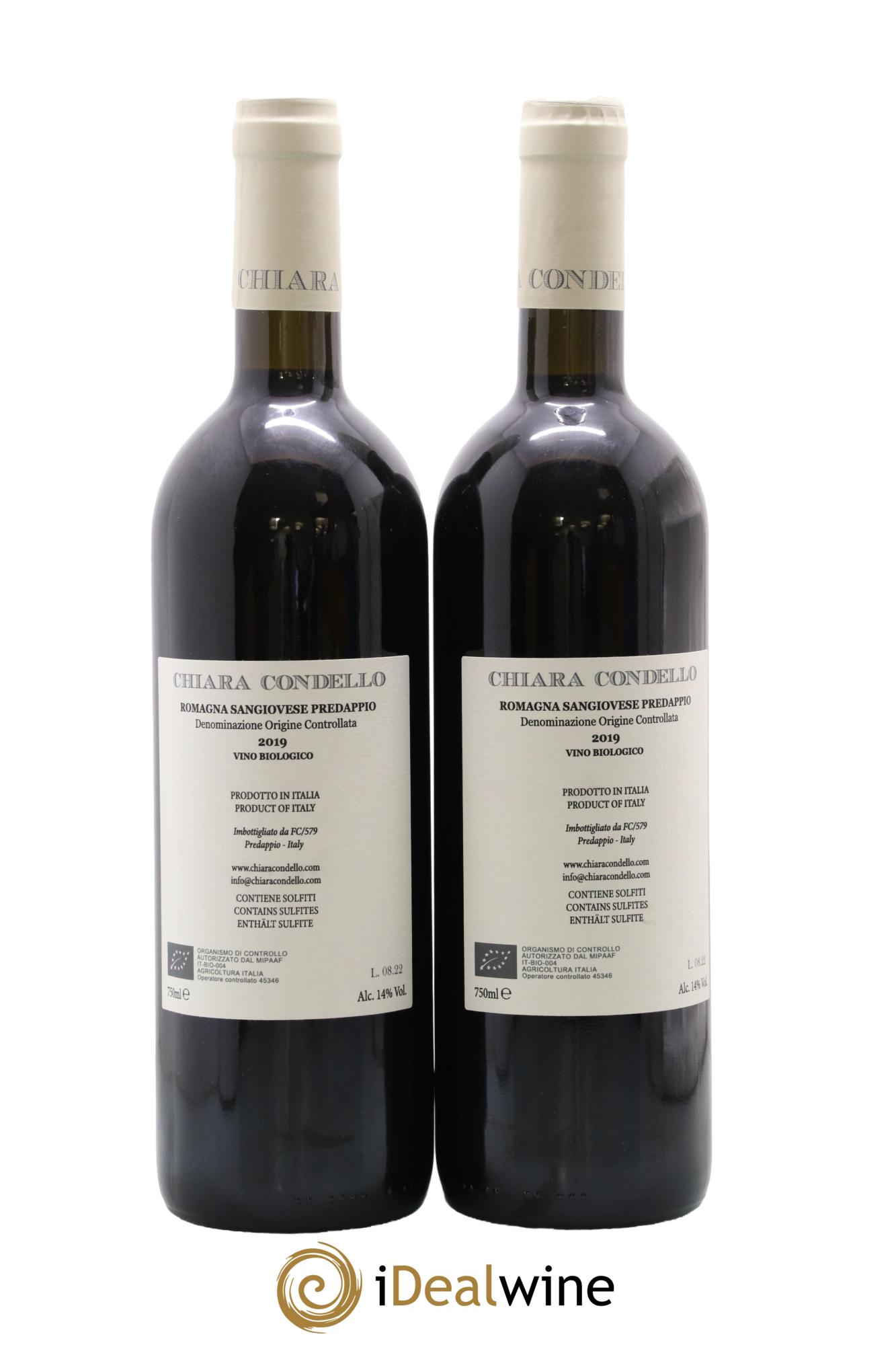 Sangiovese di Romagna Predappio DOC Chiara Condello 2019 - Lot of 2 bottles - 1