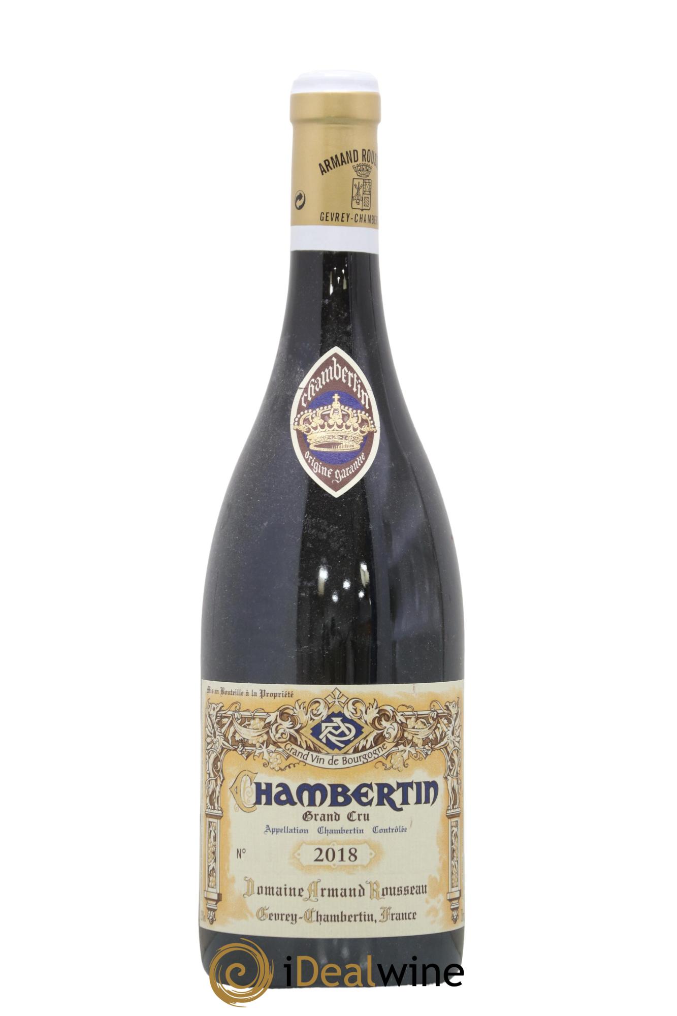 Chambertin Grand Cru Armand Rousseau (Domaine) 2018 - Lot de 1 bouteille - 0