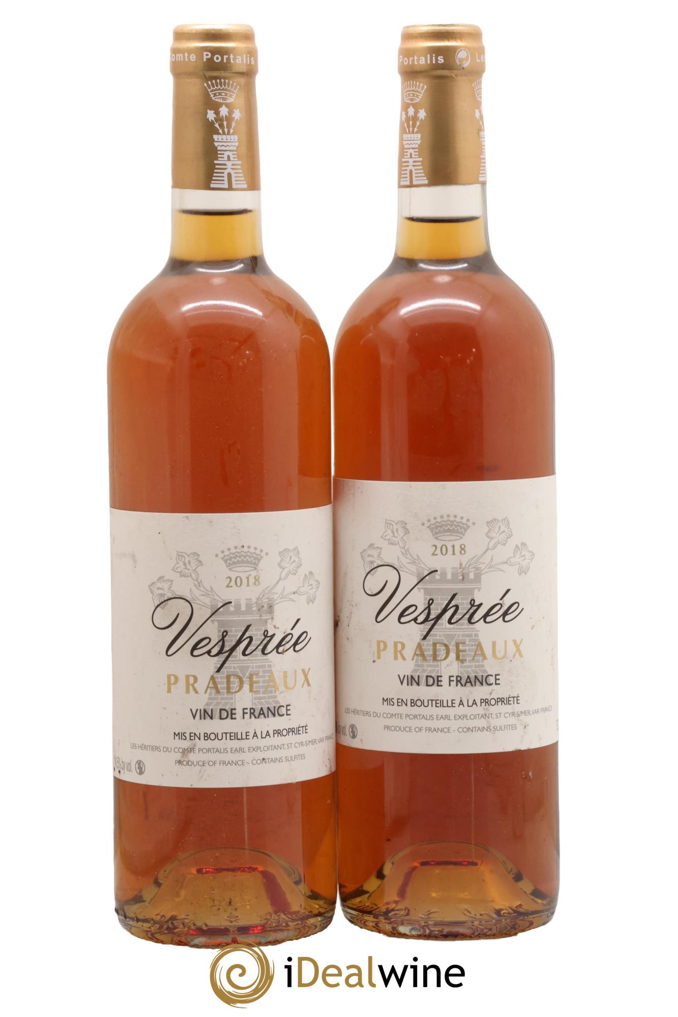 Vin de France Vesprée Château Pradeaux 2018 - Lot de 2 bouteilles - 0