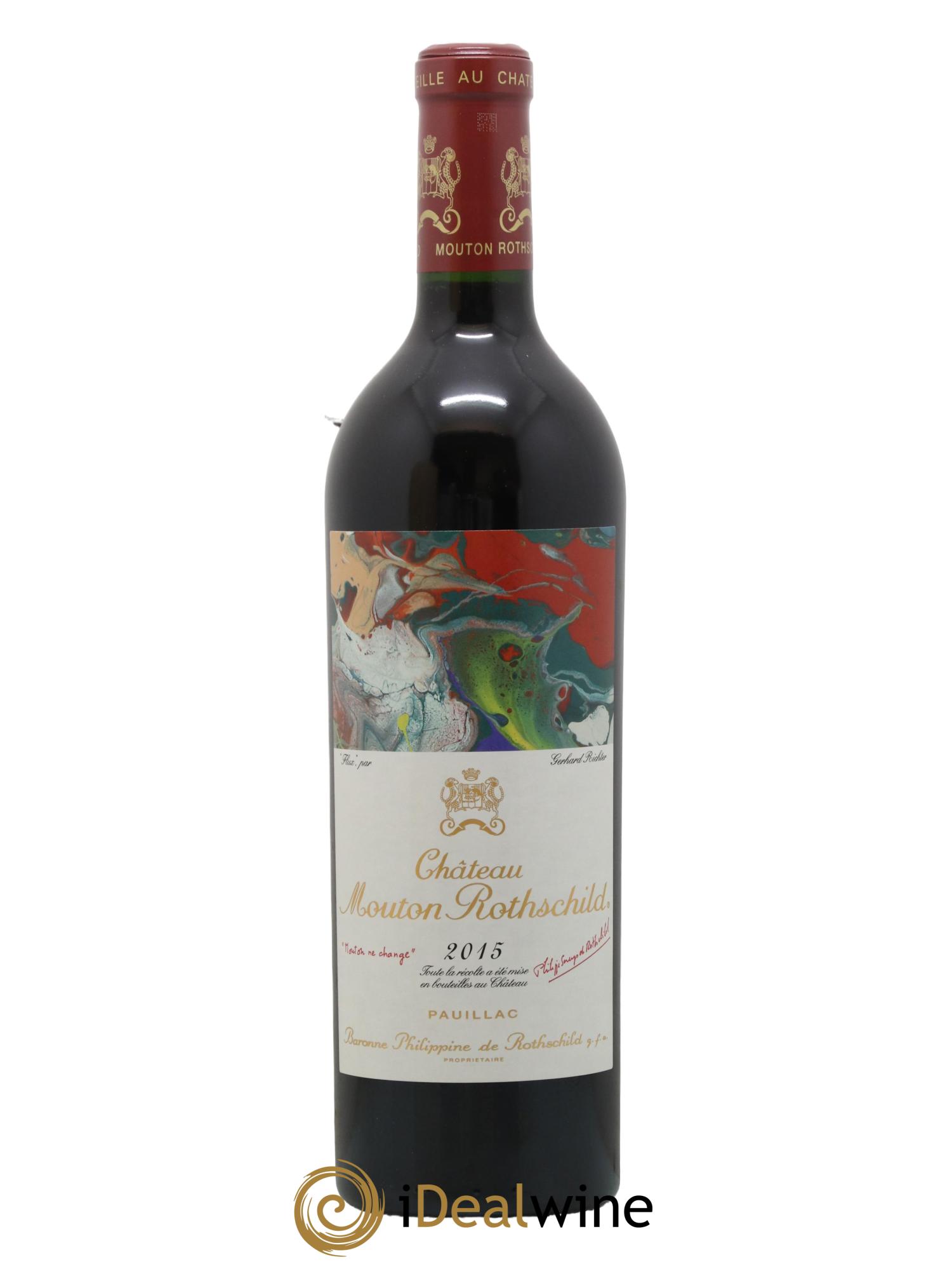 Château Mouton Rothschild 1er Grand Cru Classé 2015 - Lot de 1 bouteille - 1