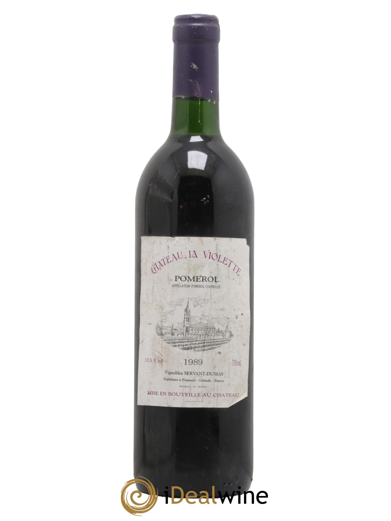 Château la Violette 1989 - Lot de 1 bouteille - 0