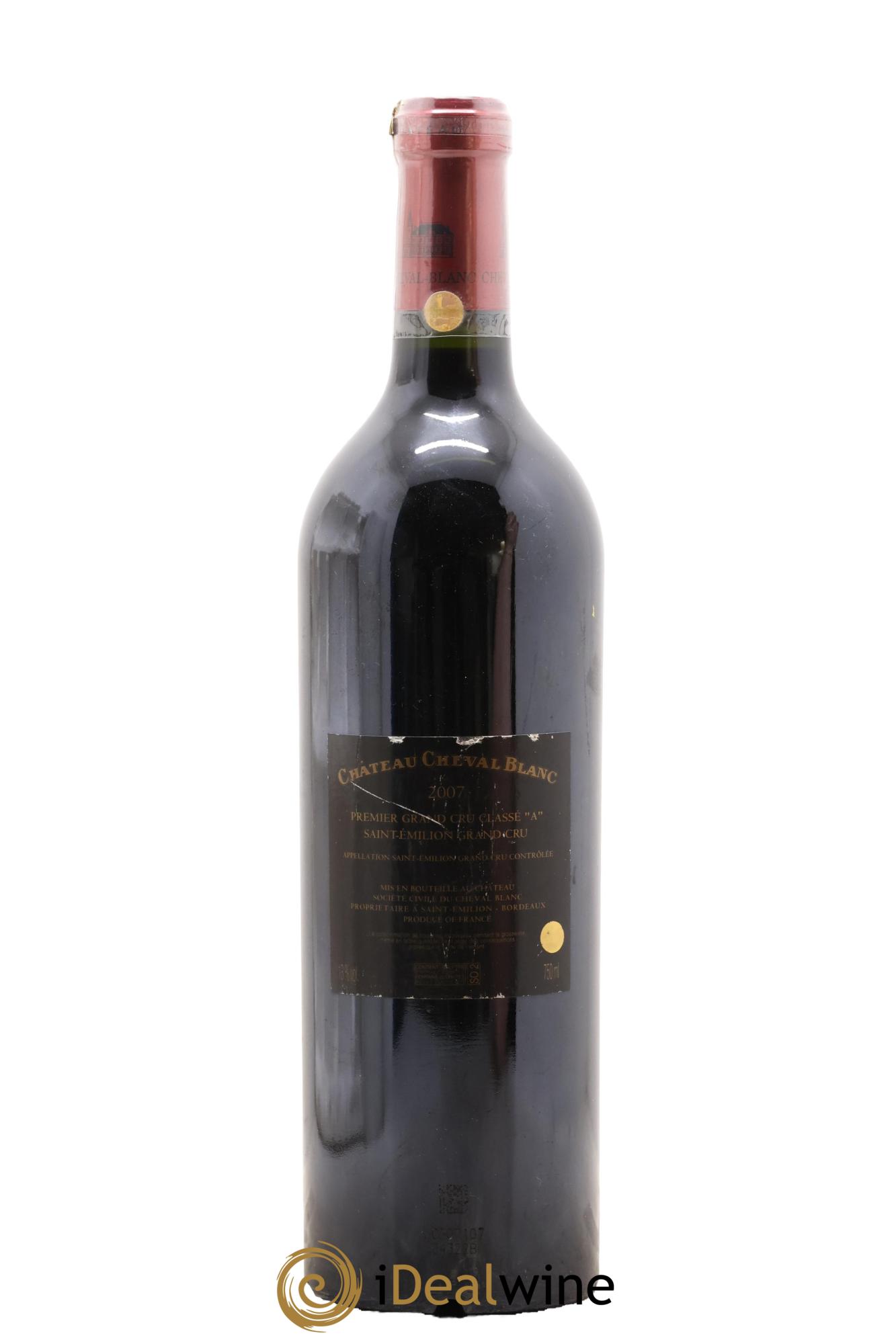 Château Cheval Blanc 1er Grand Cru Classé A 2007 - Posten von 1 Flasche - 1