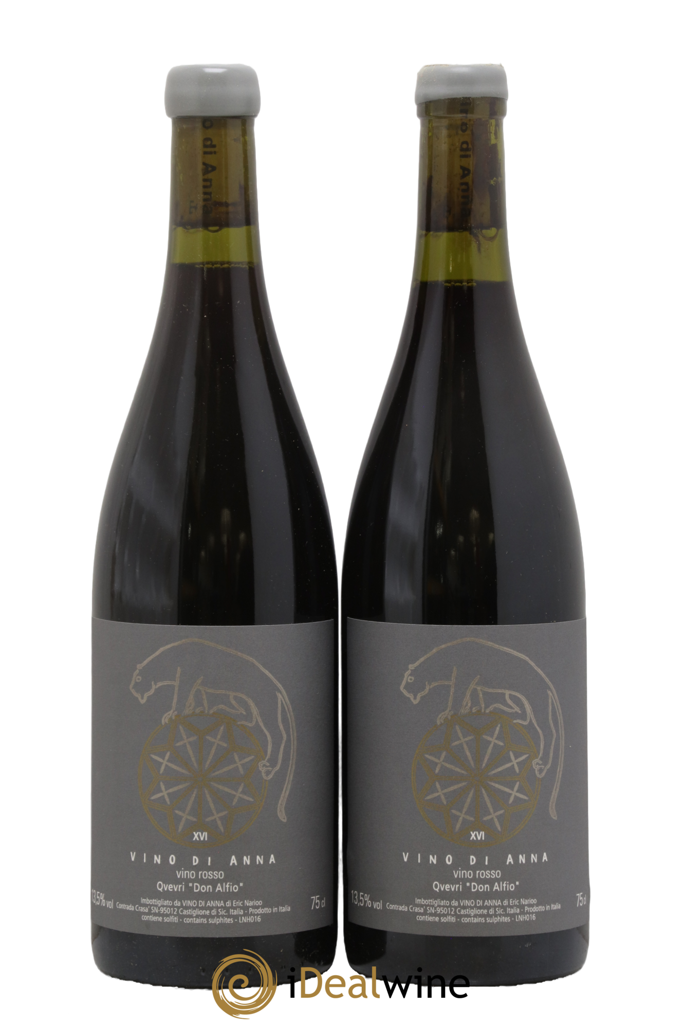 IGT Sicile Vino Rosso Qvevri Don Alfio Vino di Anna 2016 - Lotto di 2 bottiglie - 0