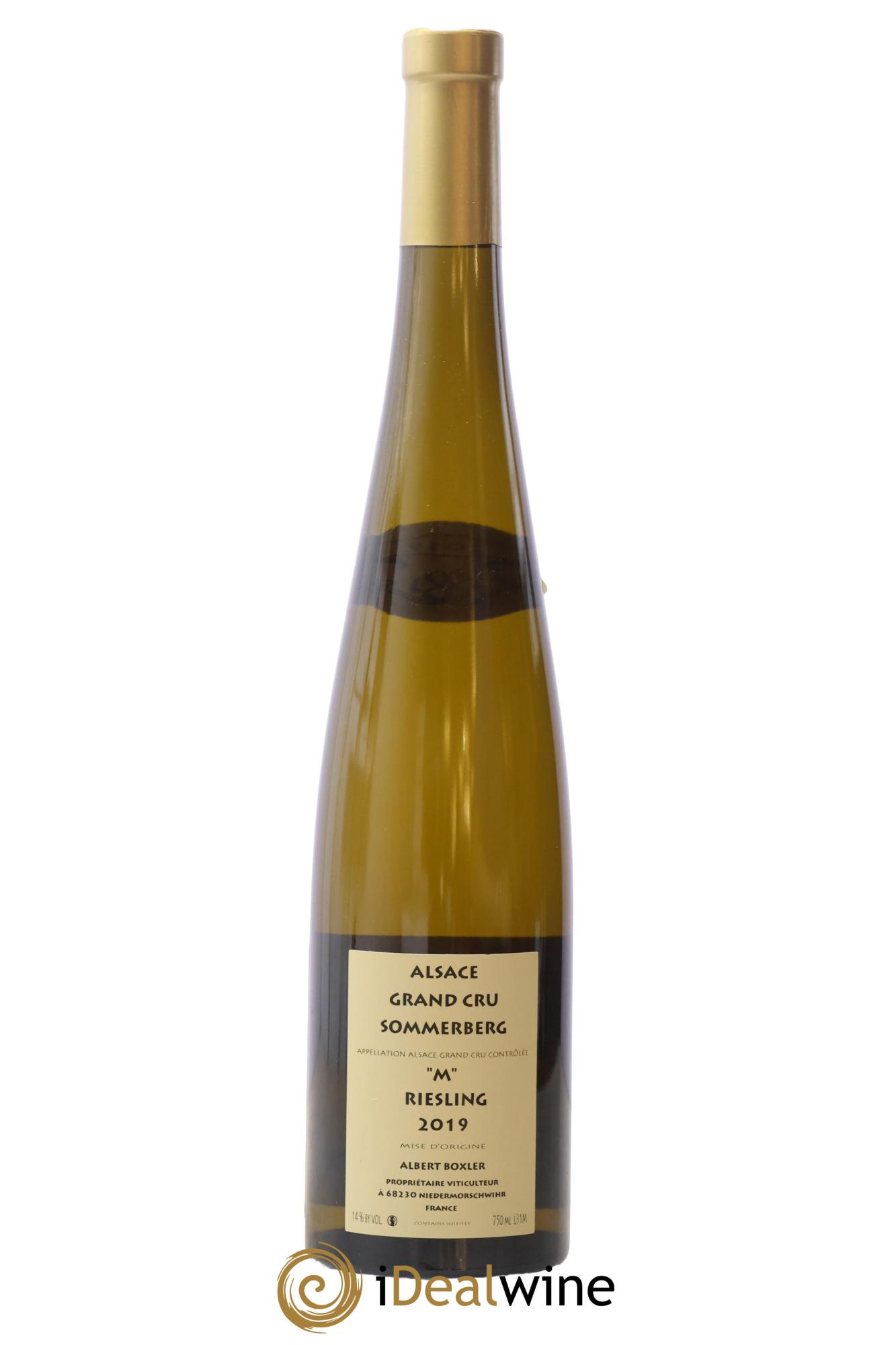 Alsace Riesling Grand Cru Sommerberg M Albert Boxler 2019 - Posten von 1 Flasche - 1
