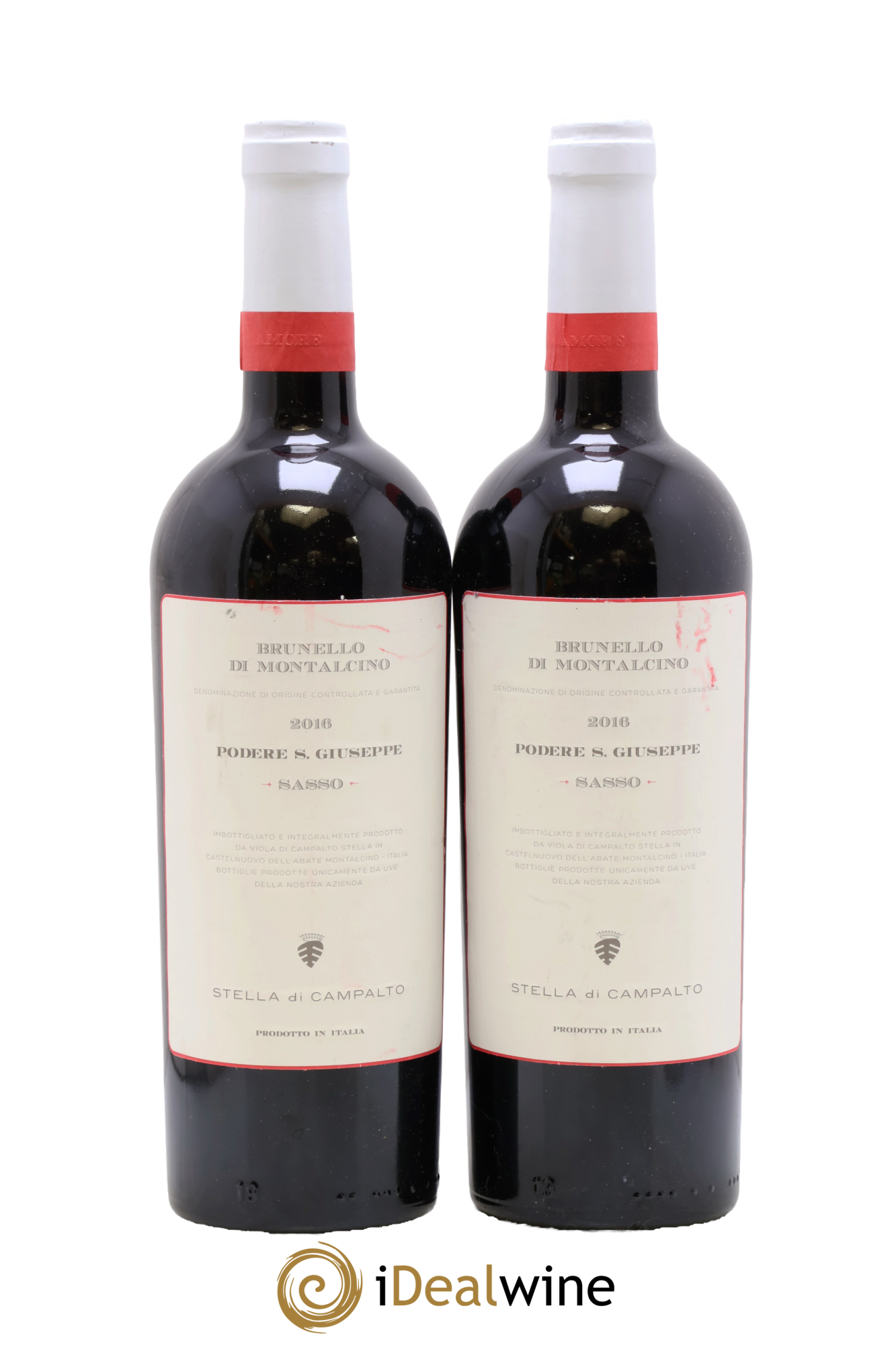 Brunello di Montalcino Sasso Stella di Campalto Podere S. Giuseppe 2016 - Lot de 2 bouteilles - 0