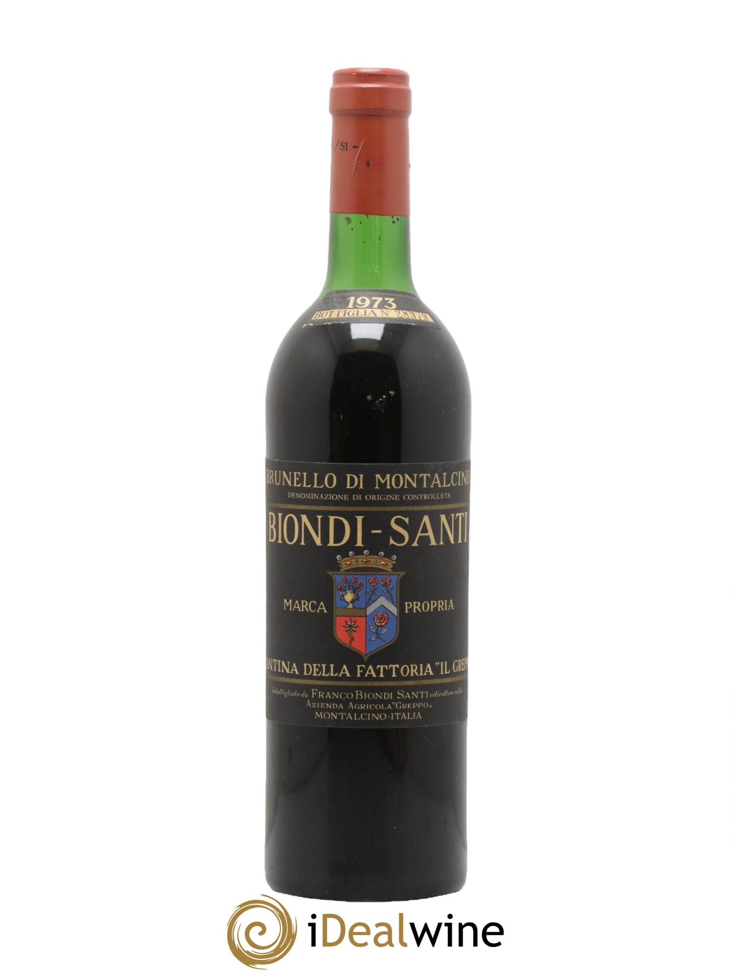 Brunello di Montalcino DOCG Biondi-Santi Tenuta Greppo 1973 - Lot de 1 bouteille - 0