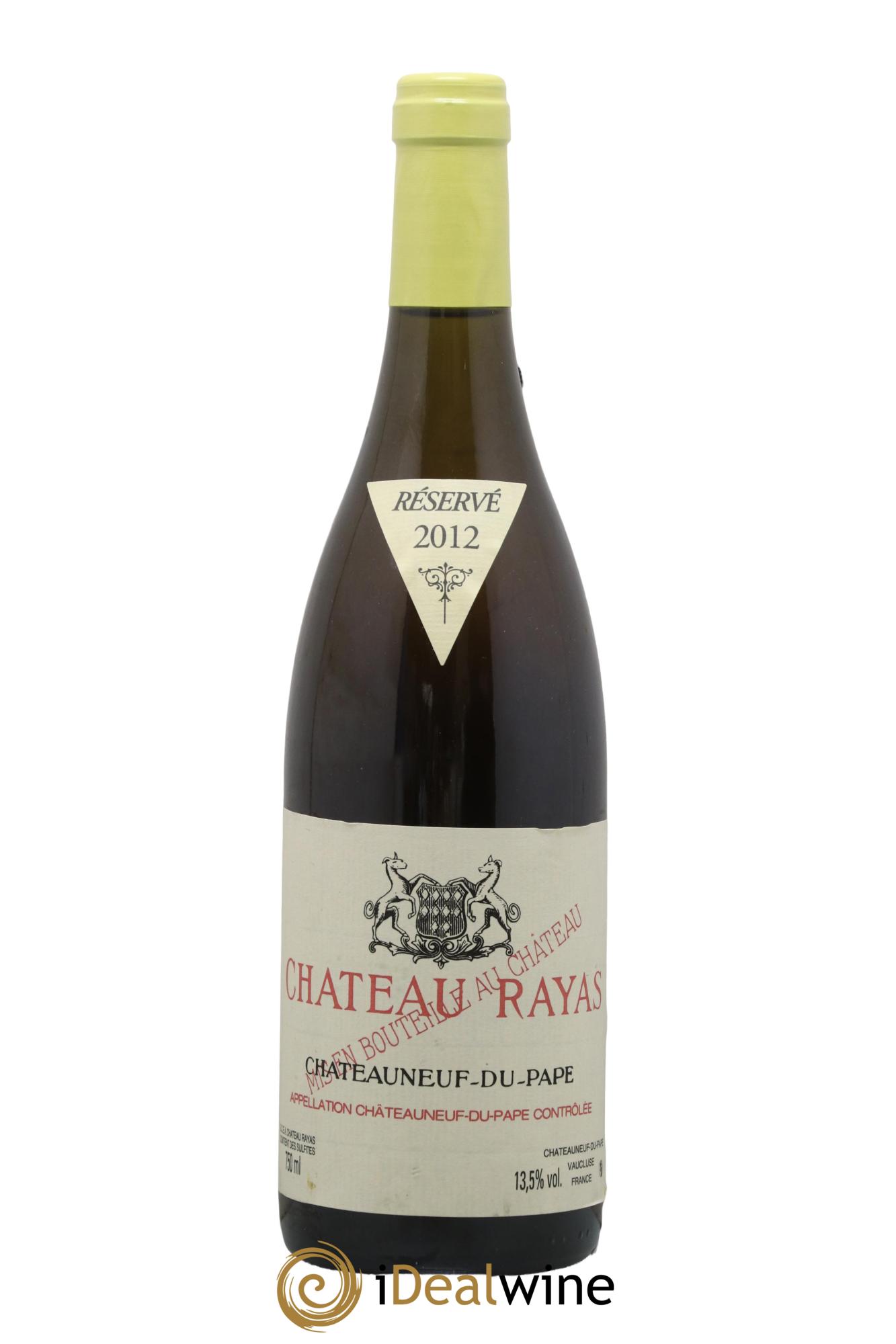 Châteauneuf-du-Pape Château Rayas Emmanuel Reynaud 2012 - Posten von 1 Flasche - 0