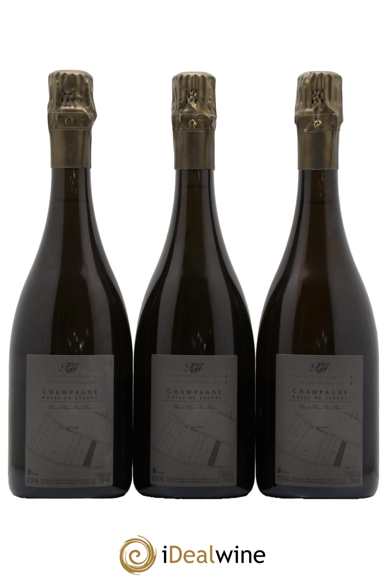 Roses de Jeanne La Bolorée Cédric Bouchard 2014 - Lot de 3 bouteilles - 1