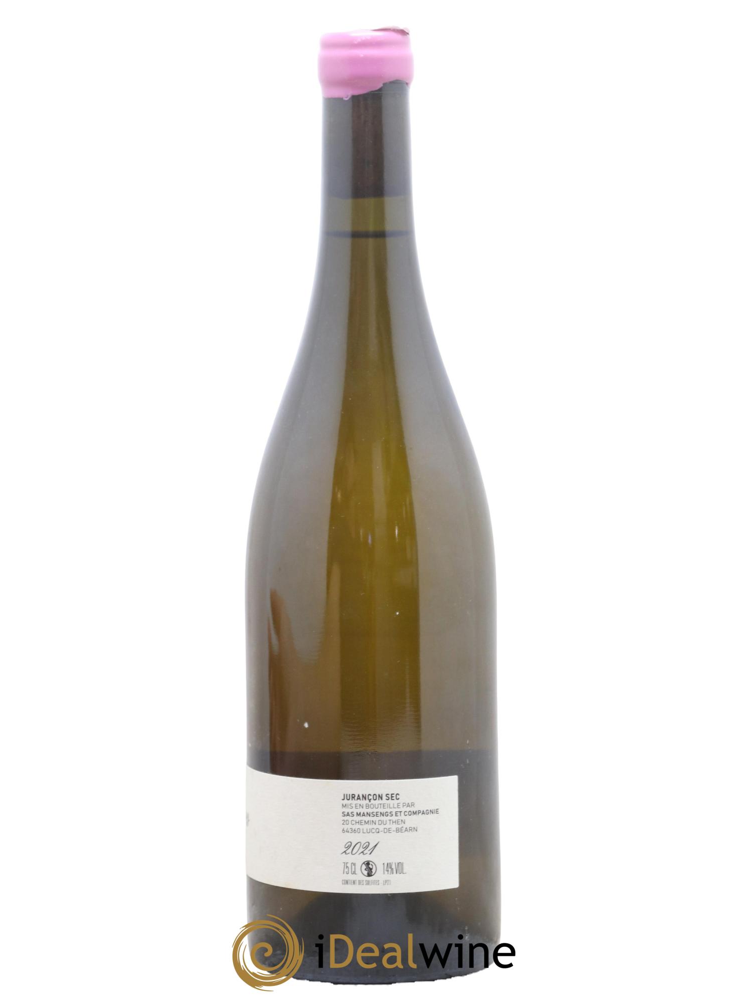 Jurançon Les Poudingues Sas Mansengs Et Compagnie 2021 - Lot de 1 bouteille - 1