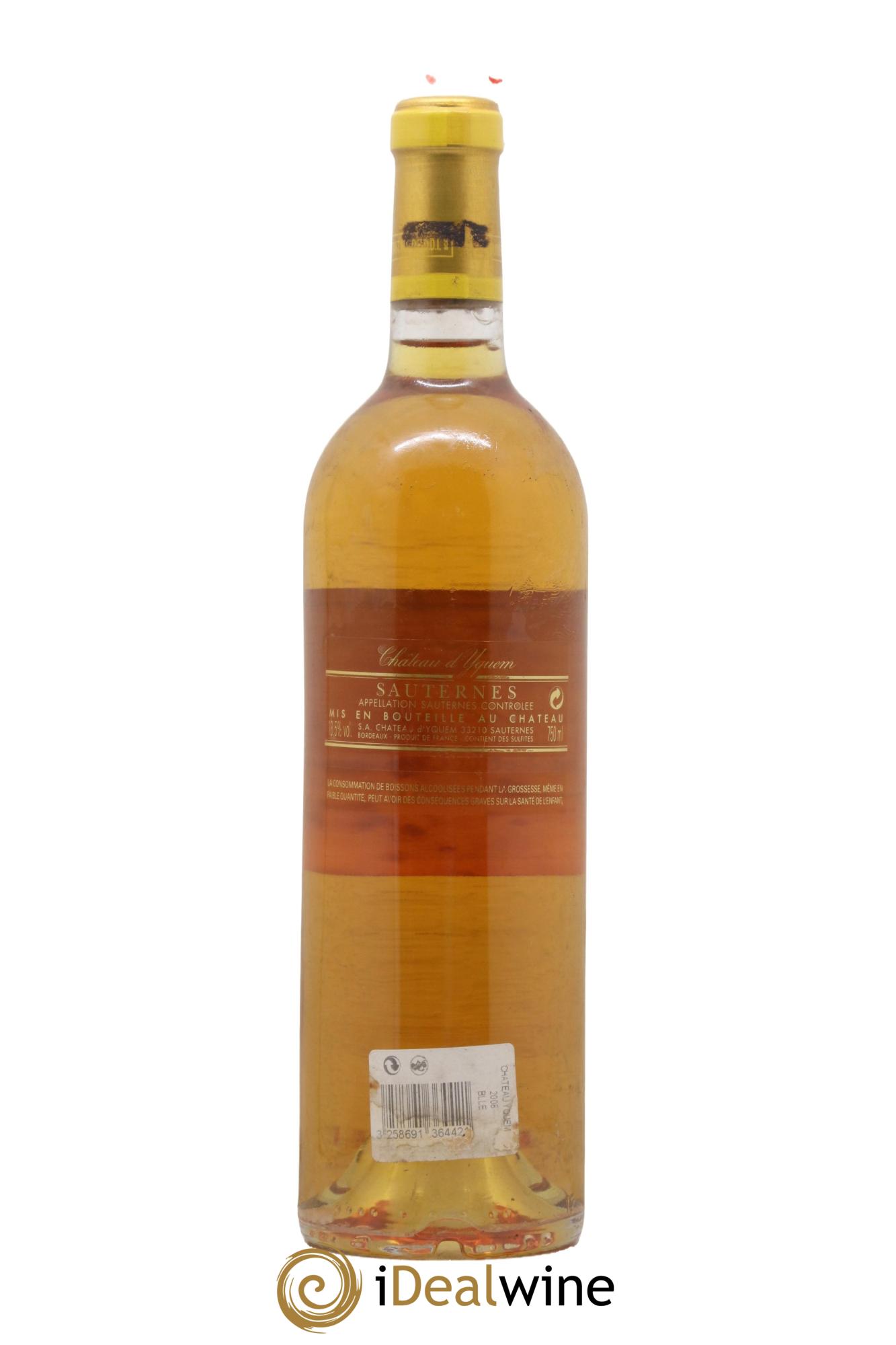 Château d' Yquem 1er Cru Classé Supérieur 2008 - Posten von 1 Flasche - 1