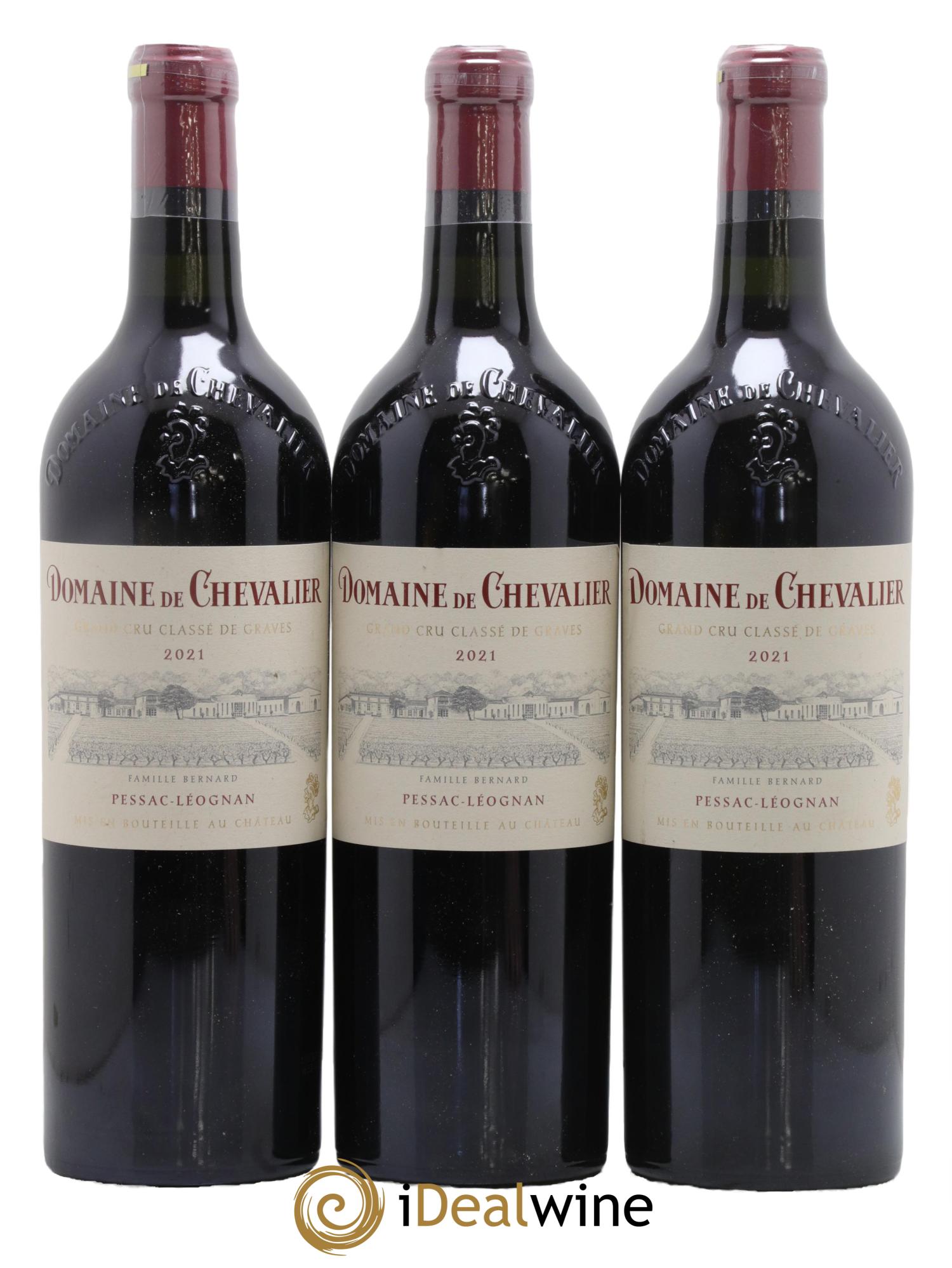 Domaine de Chevalier Cru Classé de Graves 2021 - Lot de 3 bouteilles - 0