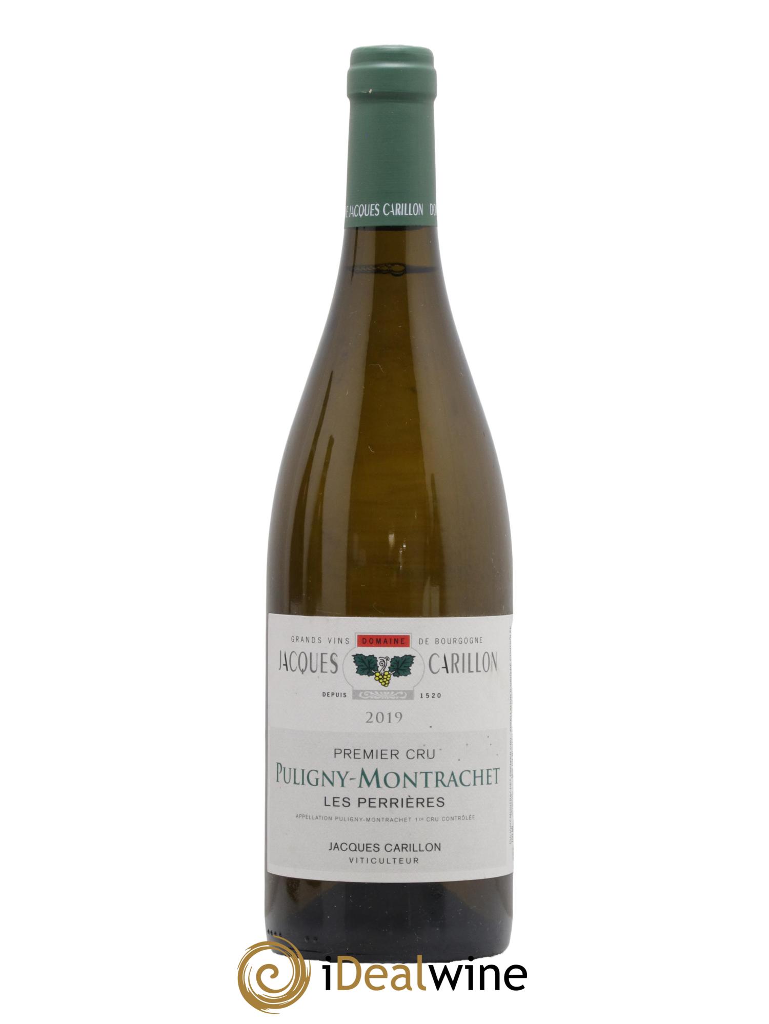 Puligny-Montrachet 1er Cru Les Perrières Jacques Carillon (Domaine) 2019 - Lot de 1 bouteille - 0