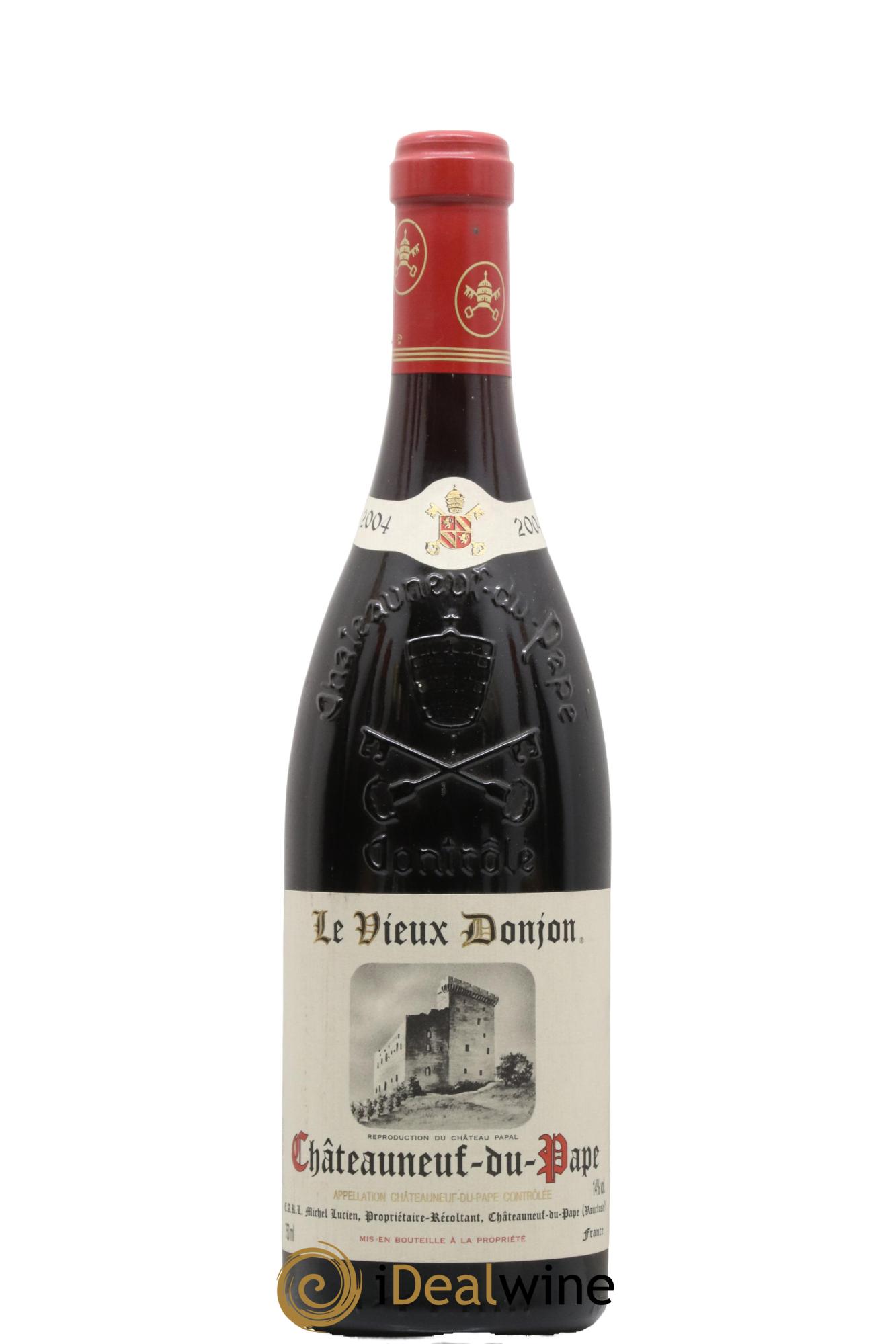 Châteauneuf-du-Pape Le Vieux Donjon Michel Lucien 2004 - Lot de 1 bouteille - 0