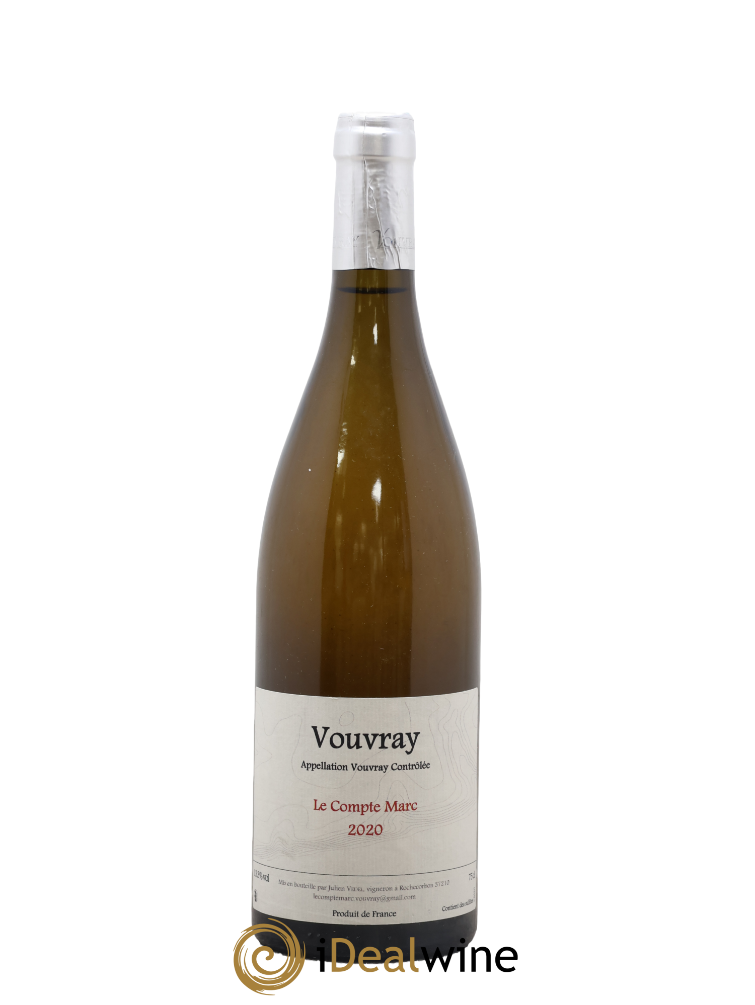 Vouvray Le Compte Marc Julien Vedel 2020 - Lotto di 1 bottiglia - 0